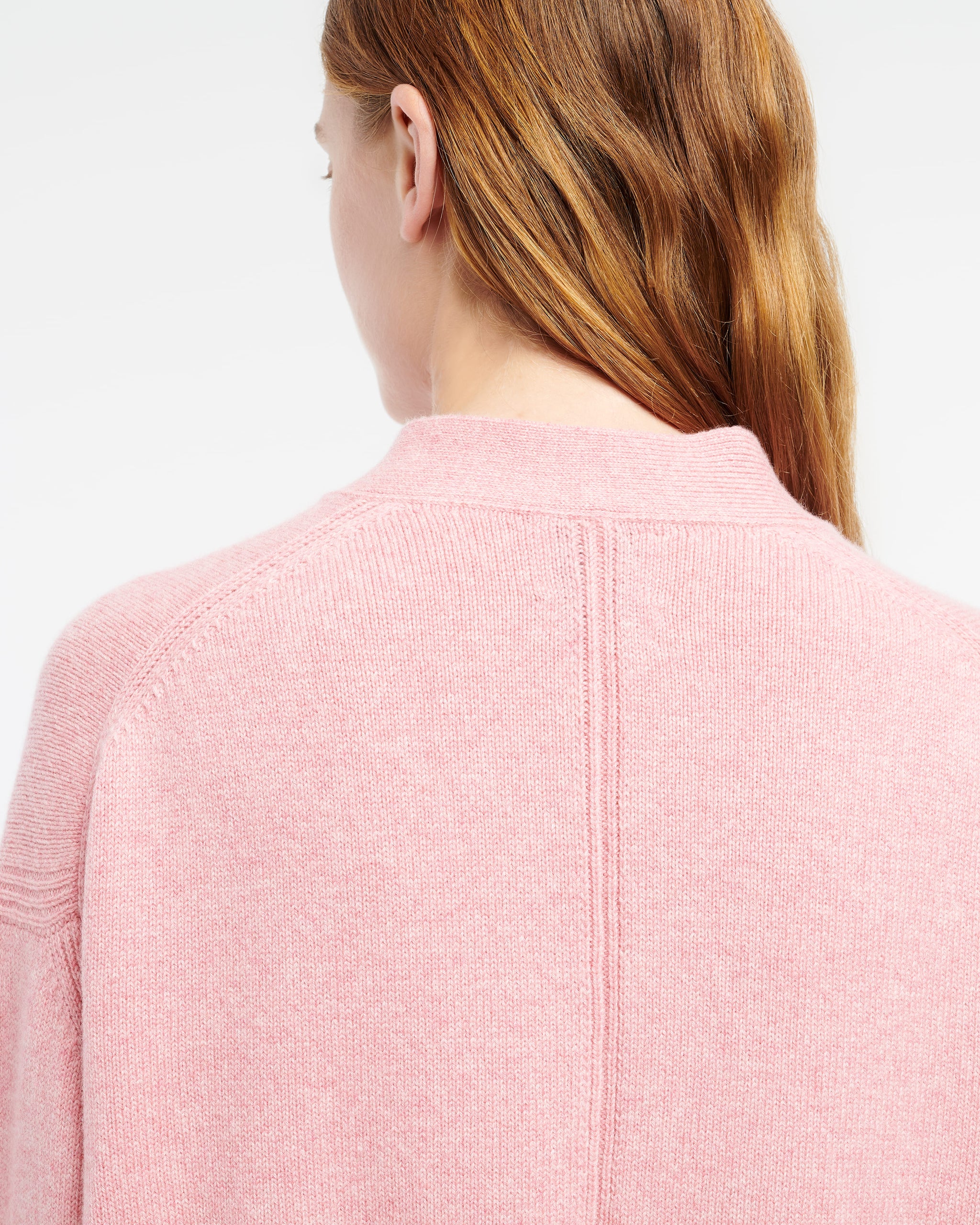 캐시미어 오버사이즈 라운드넥 니트웨어 | Barrie - Barrie