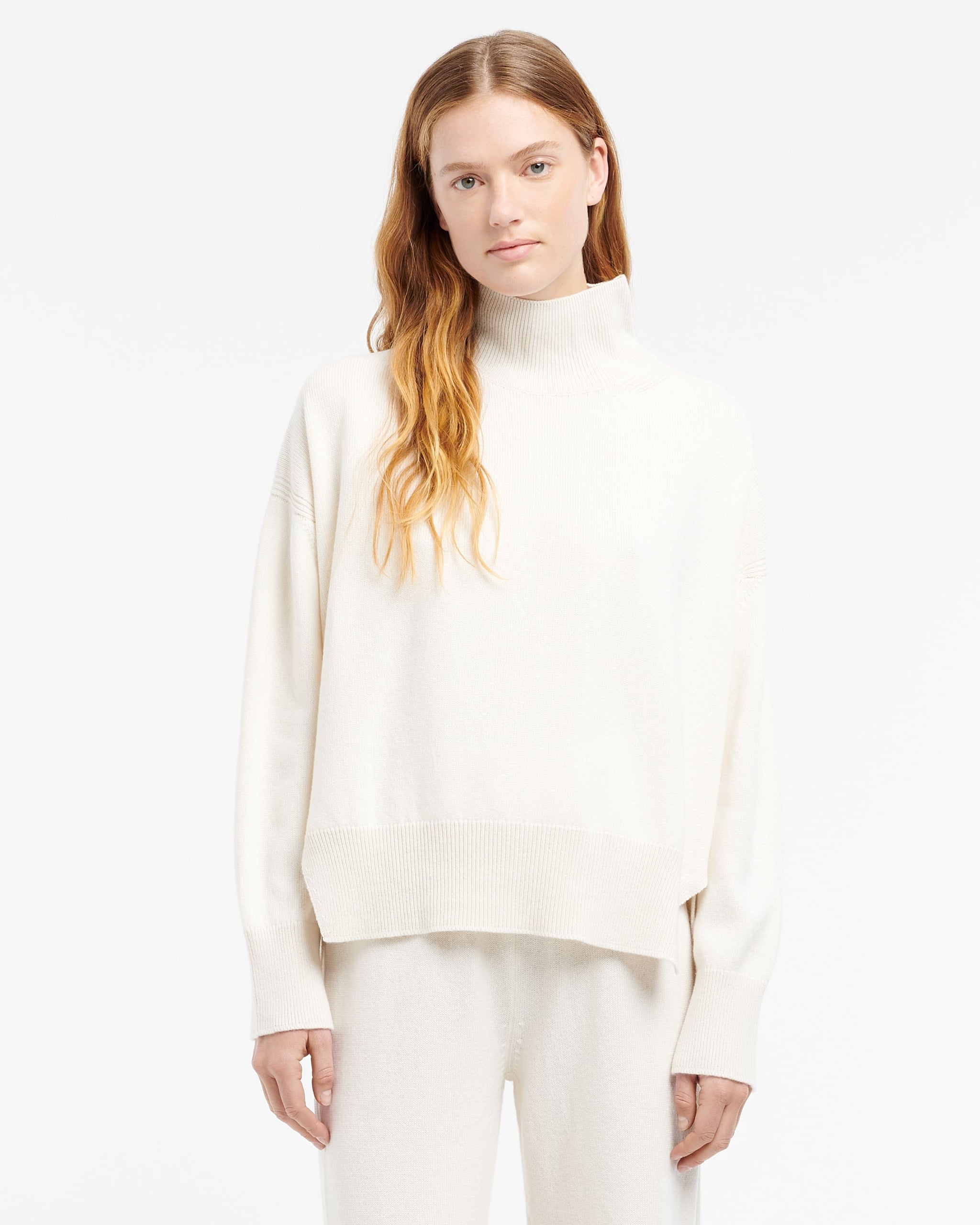 Pull col roulé oversize en cachemire | Barrie - Barrie