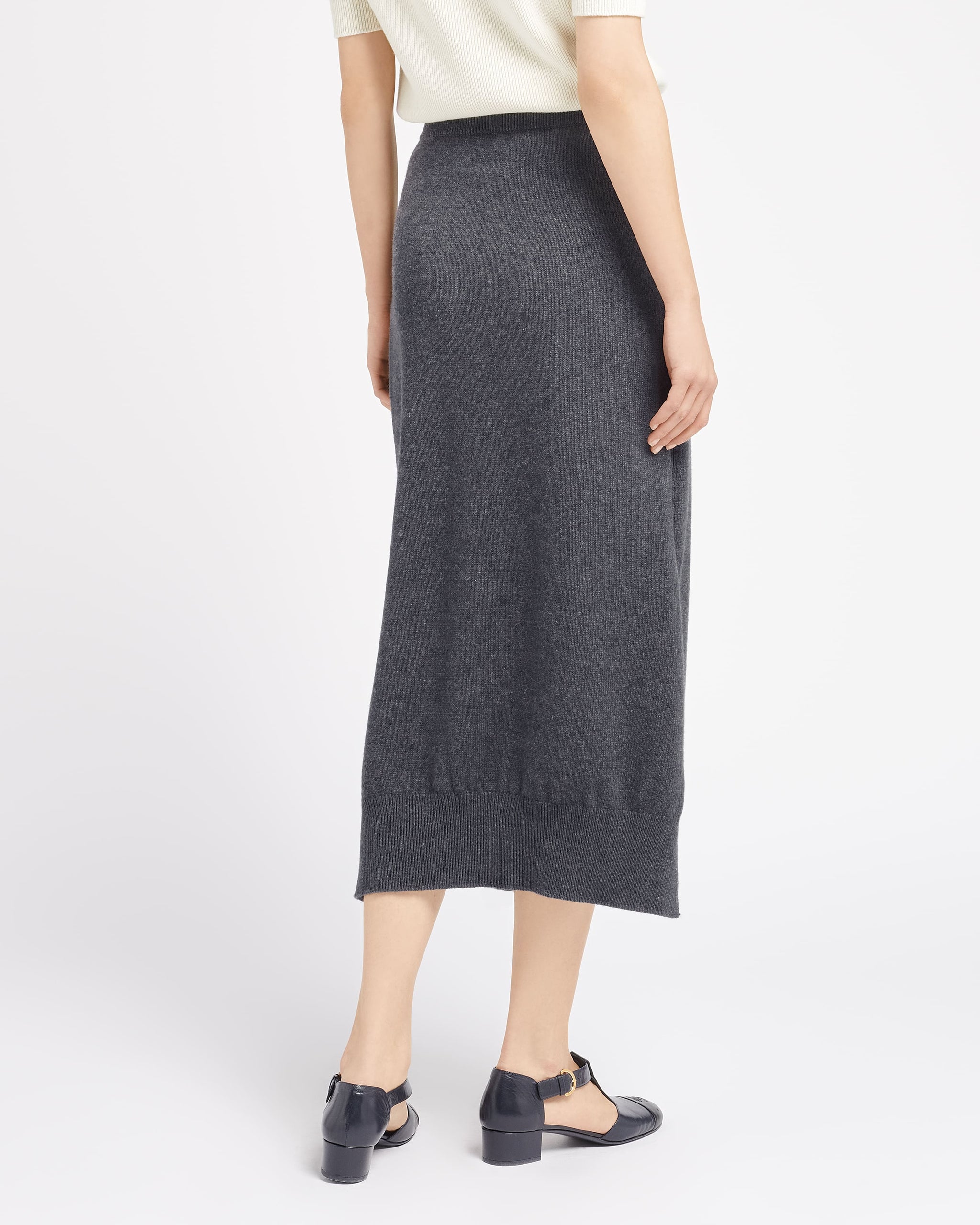 Jupe mi-longue en cachemire | Barrie - Barrie