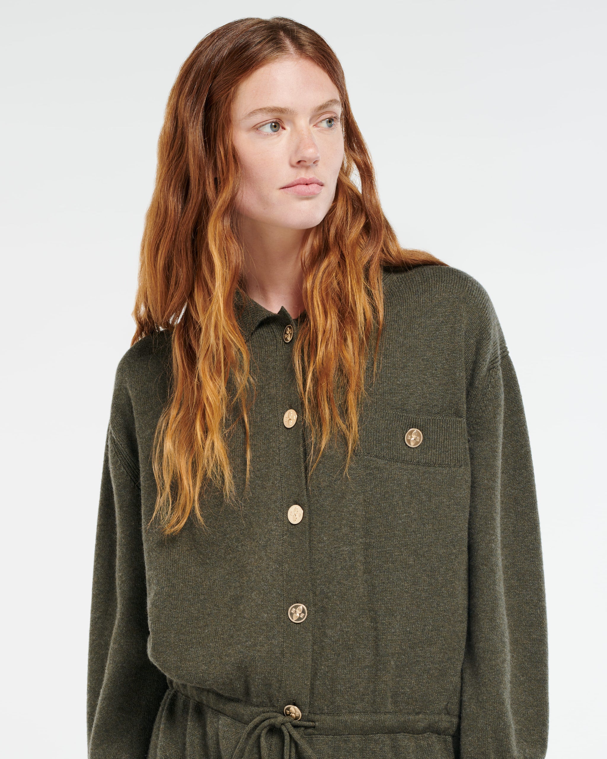 캐시미어 점프수트 | Barrie - Barrie