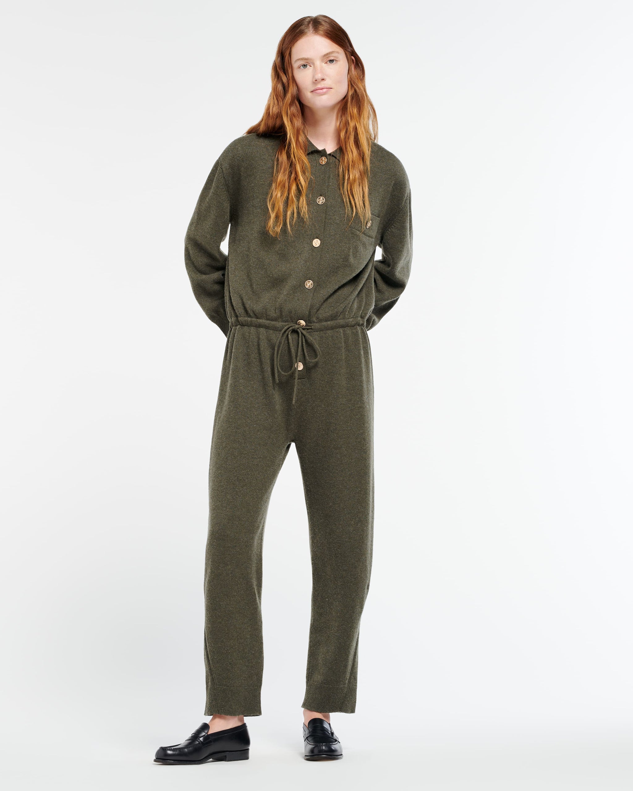 캐시미어 점프수트 | Barrie - Barrie