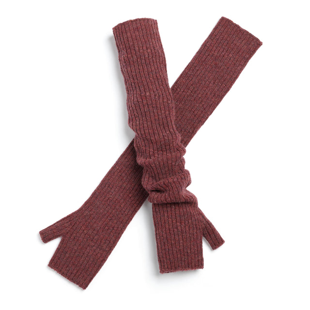 Long cashmere fingerless gloves | Barrie - Barrie