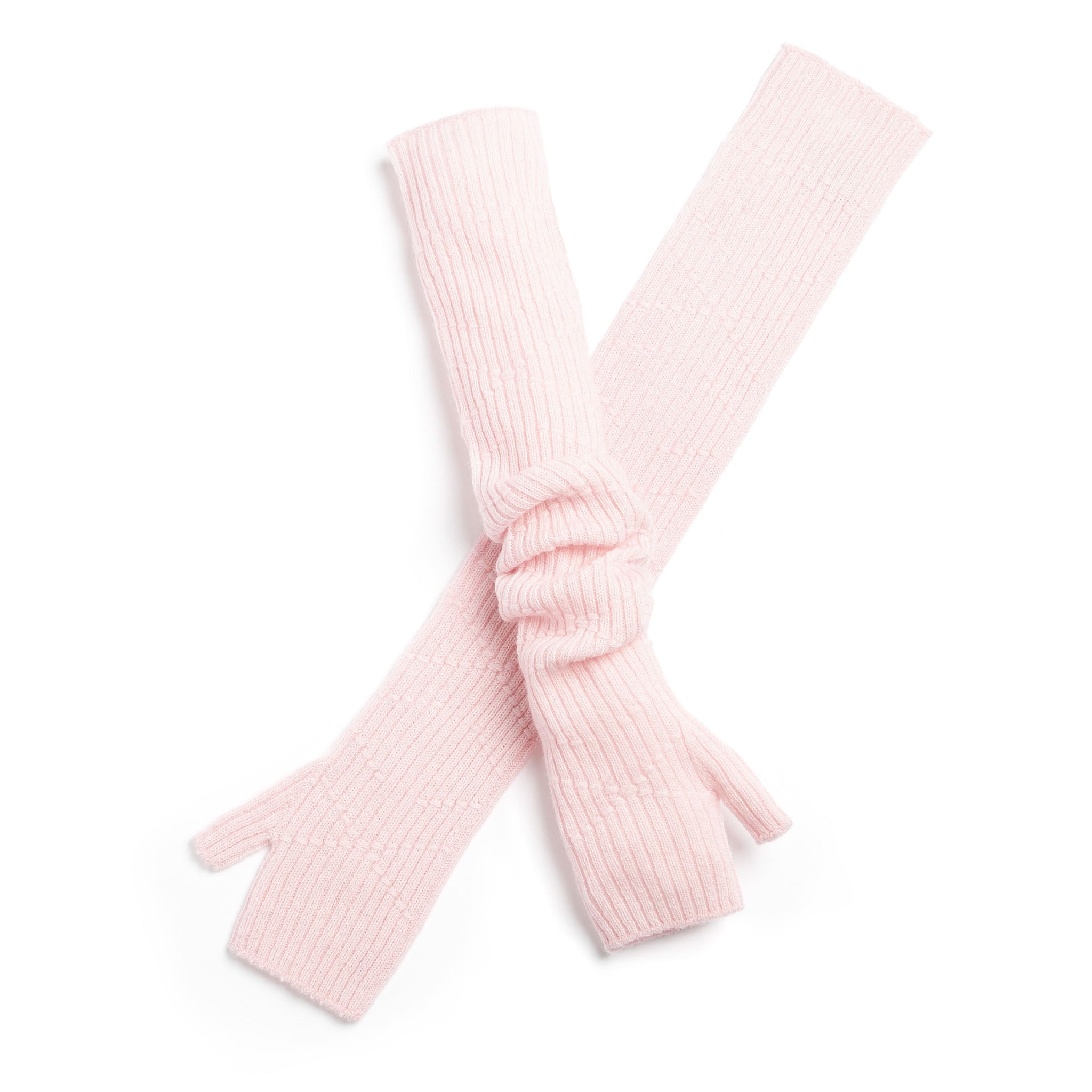 Long cashmere fingerless gloves | Barrie - Barrie