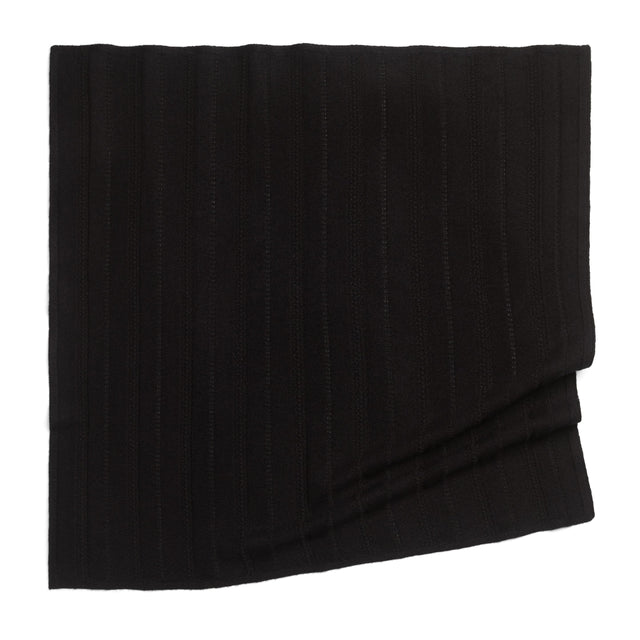 Tone-on-tone striped cashmere and cotton scarf  | Barrie - Barrie