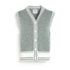 barrie Gilet chiné sans manches en cachemire