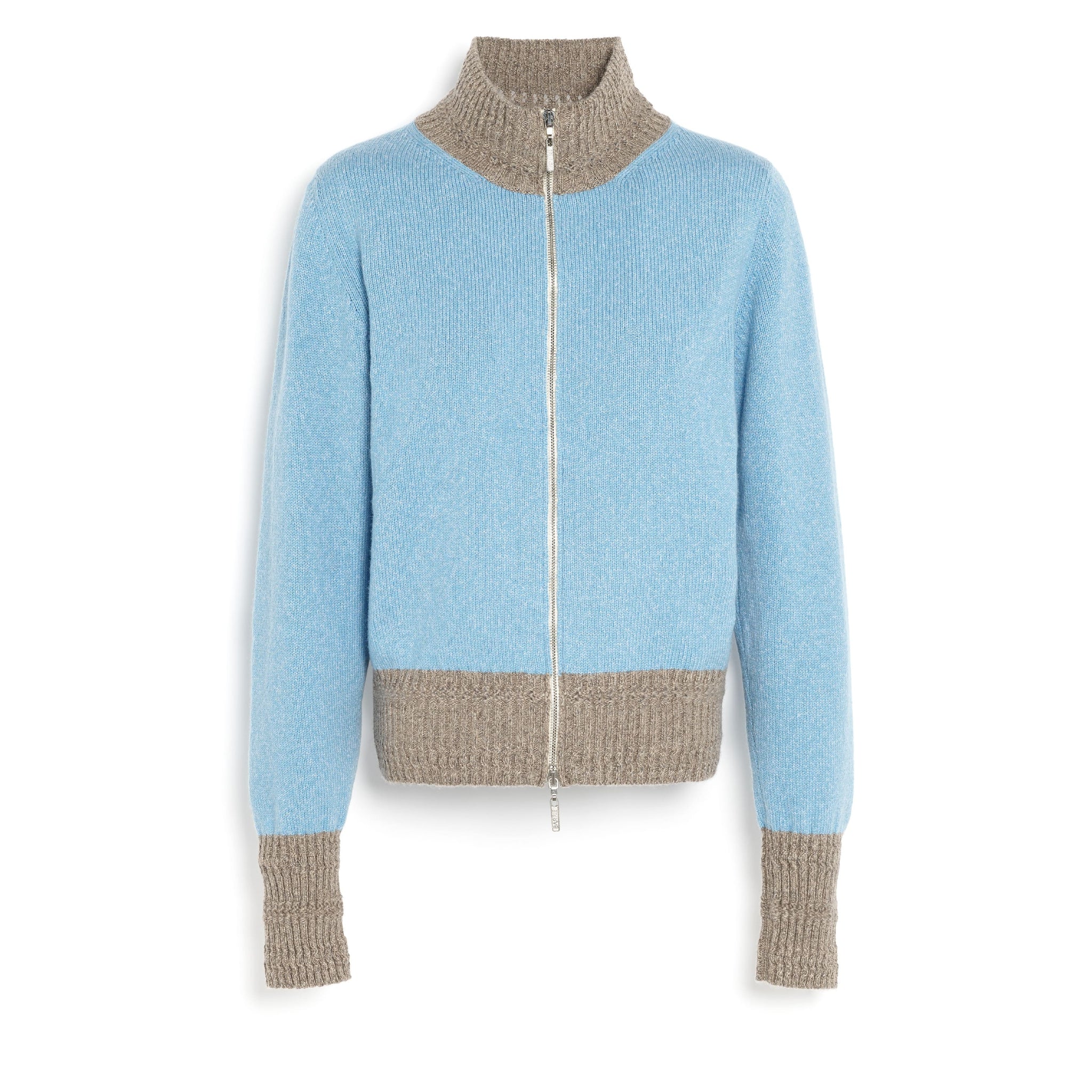 Cardigan zippé en cachemire chiné | Barrie - Barrie