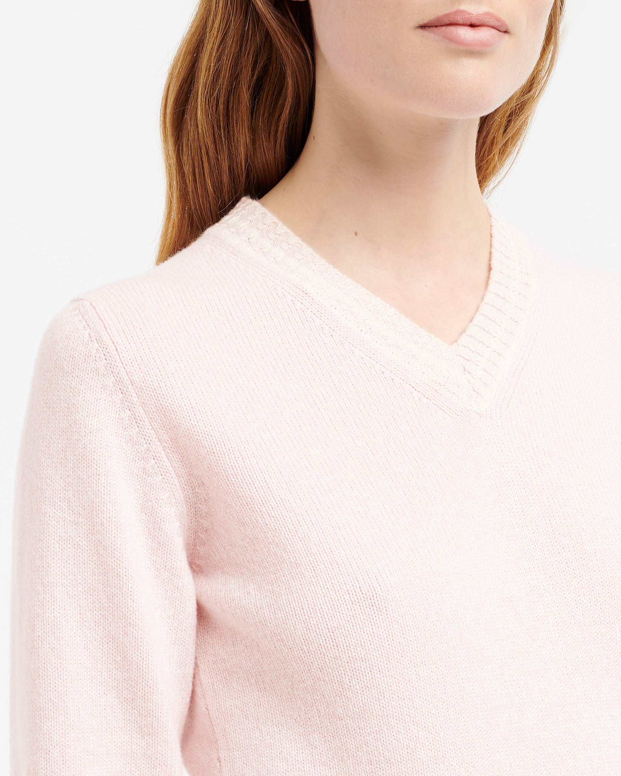 Cashmere V-neck jumper | Barrie - Barrie