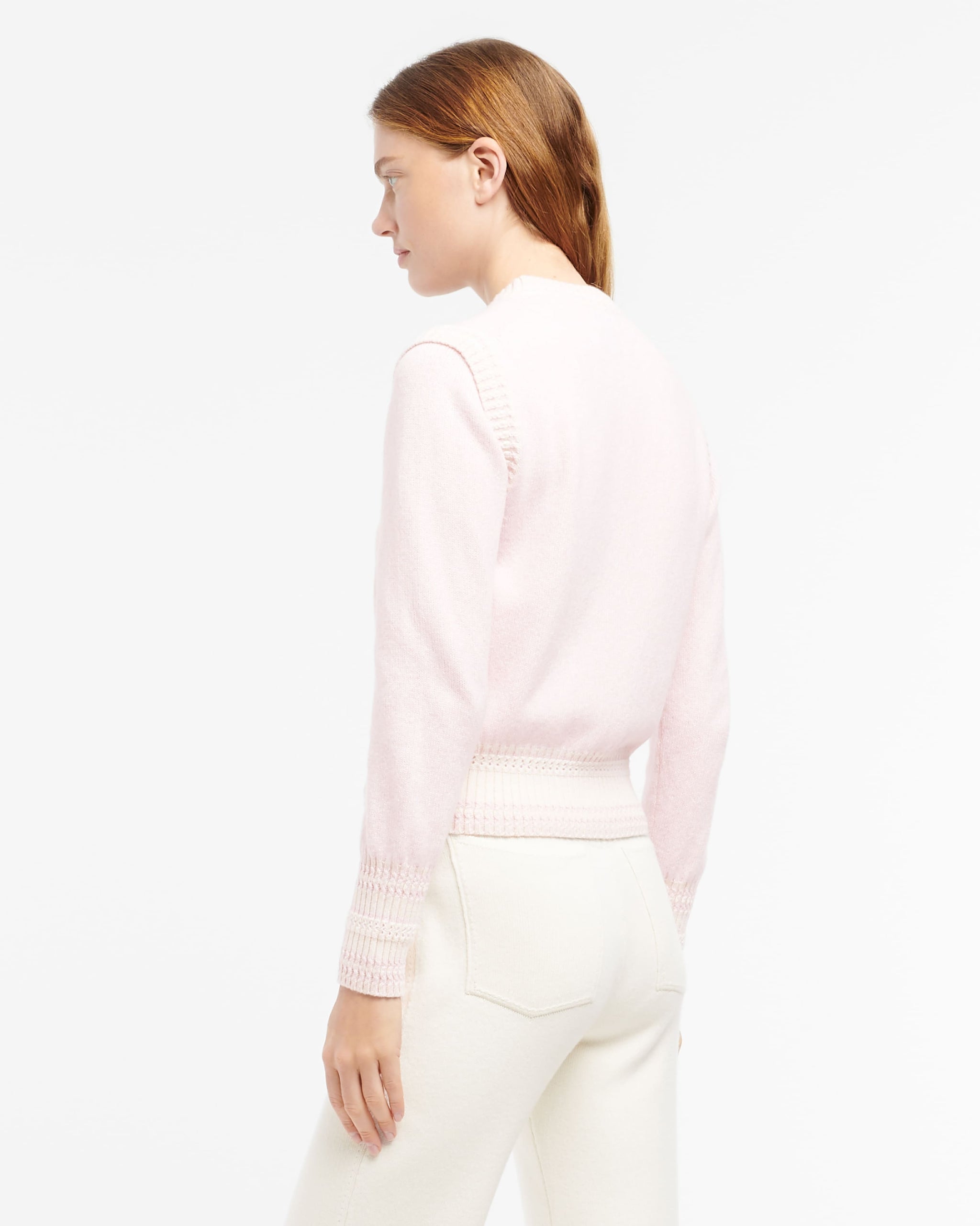 캐시미어 브이넥 시네 니트웨어 | Barrie - Barrie