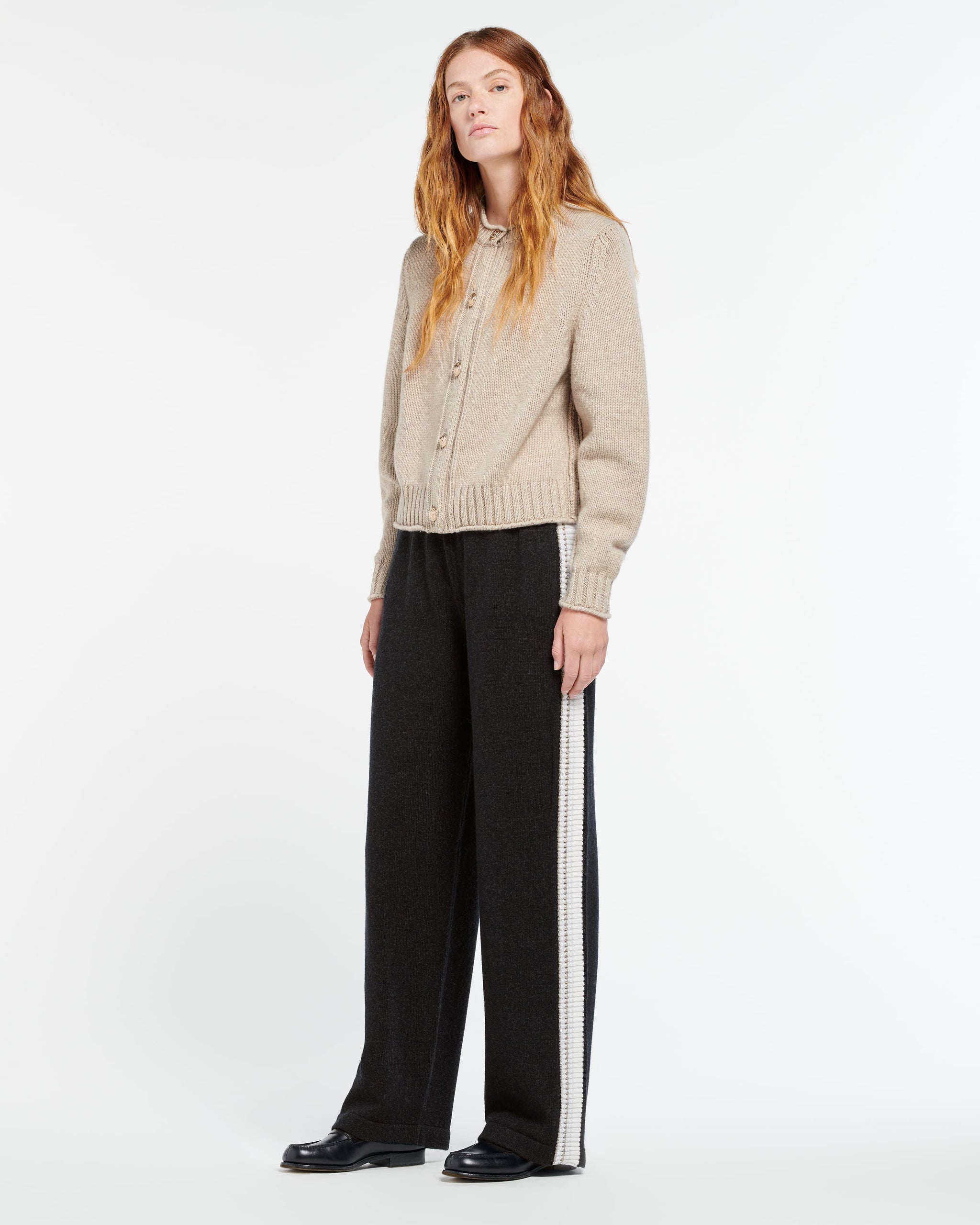 Pantalon chiné en cachemire | Barrie - Barrie