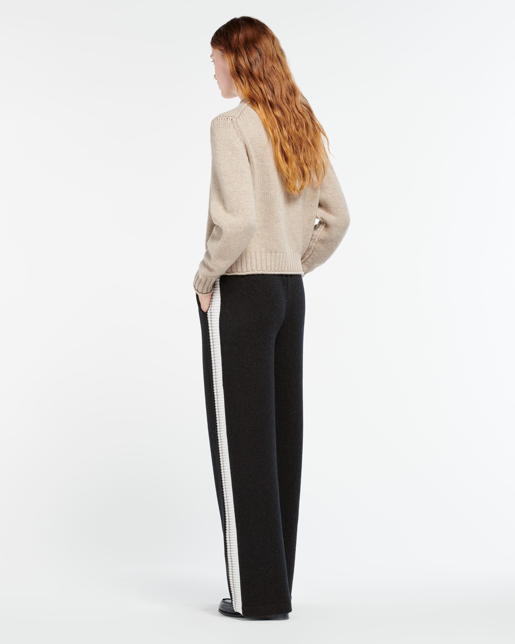 Pantalon chiné en cachemire | Barrie - Barrie