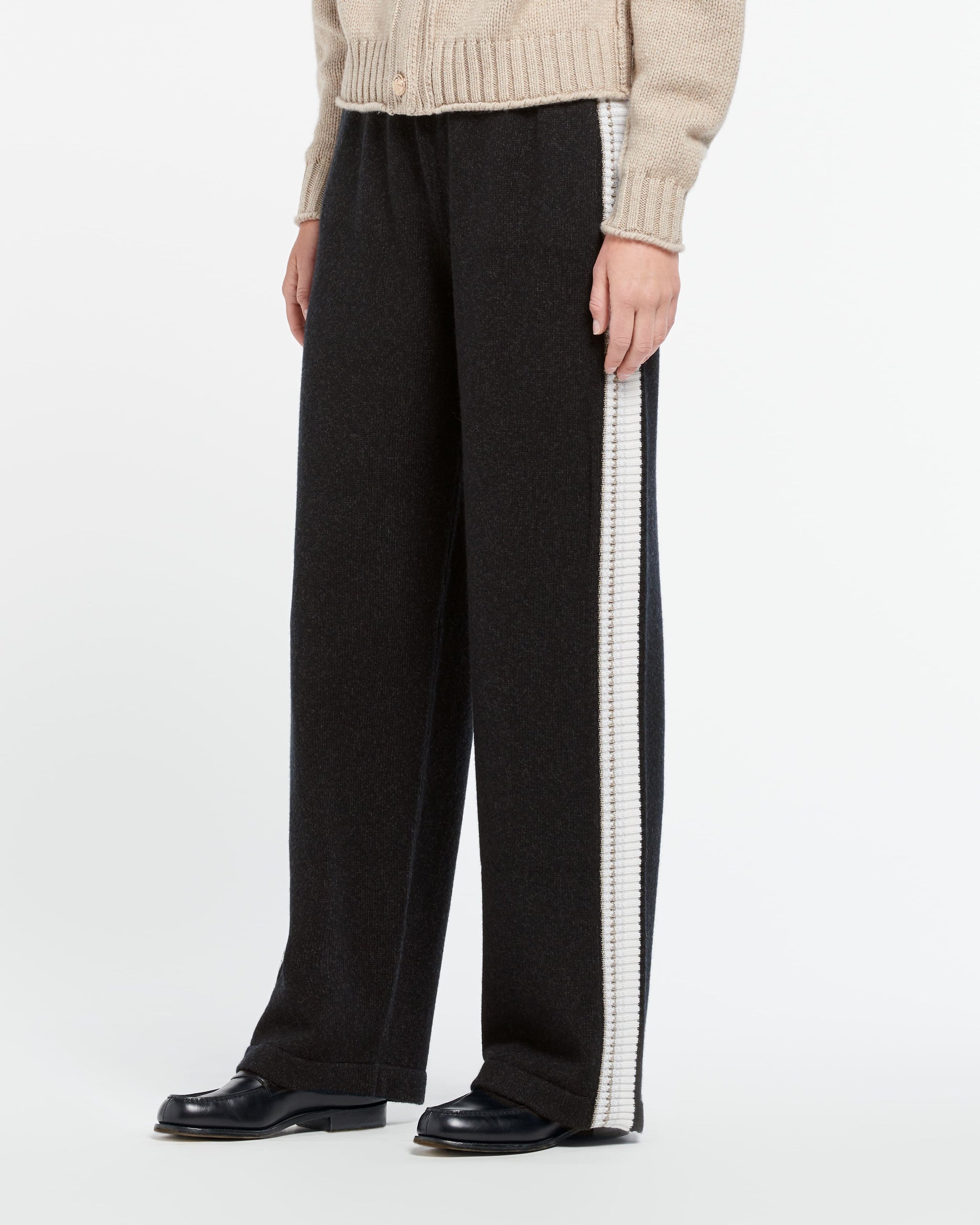 Pantalon chiné en cachemire | Barrie - Barrie