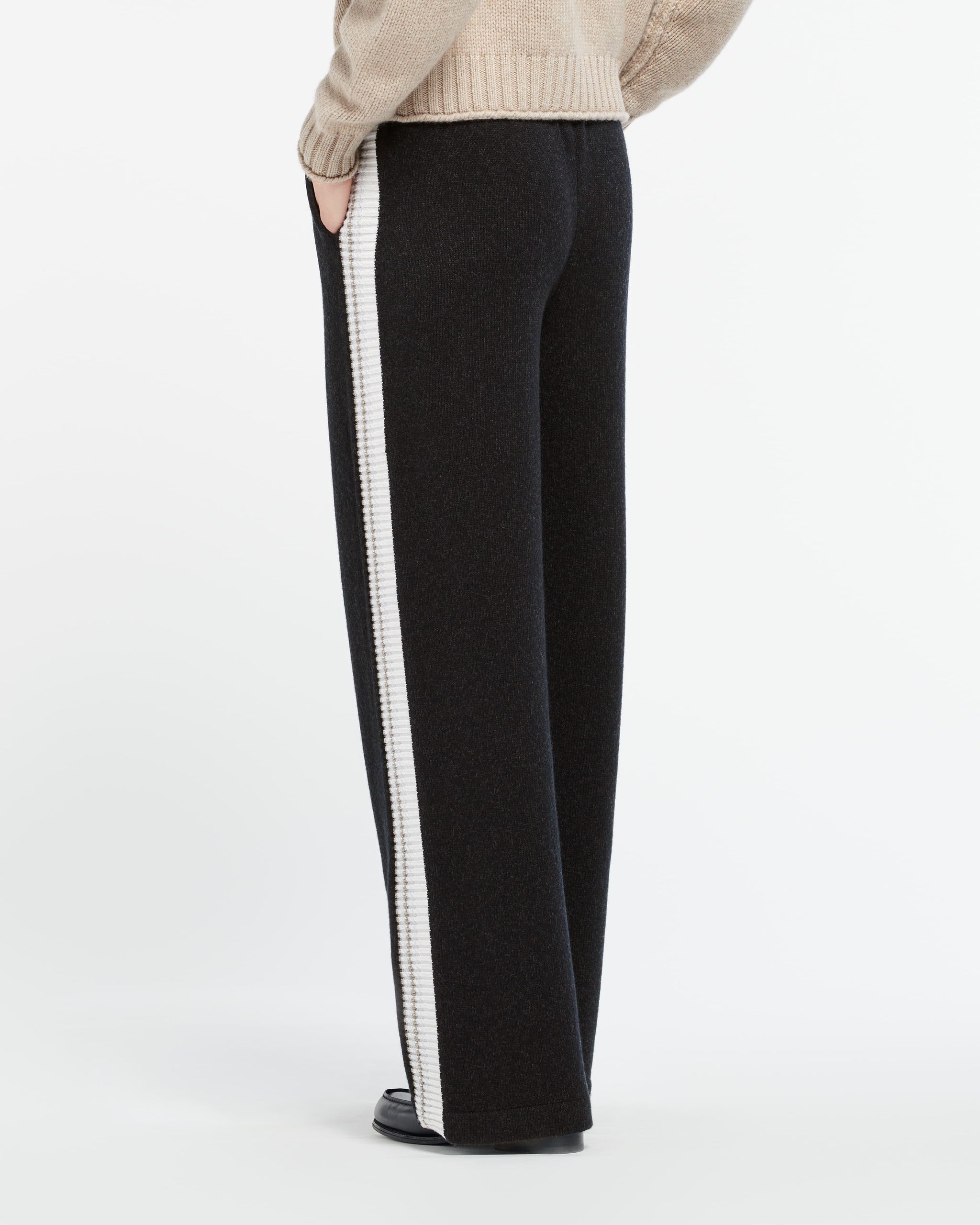 Pantalon chiné en cachemire | Barrie - Barrie