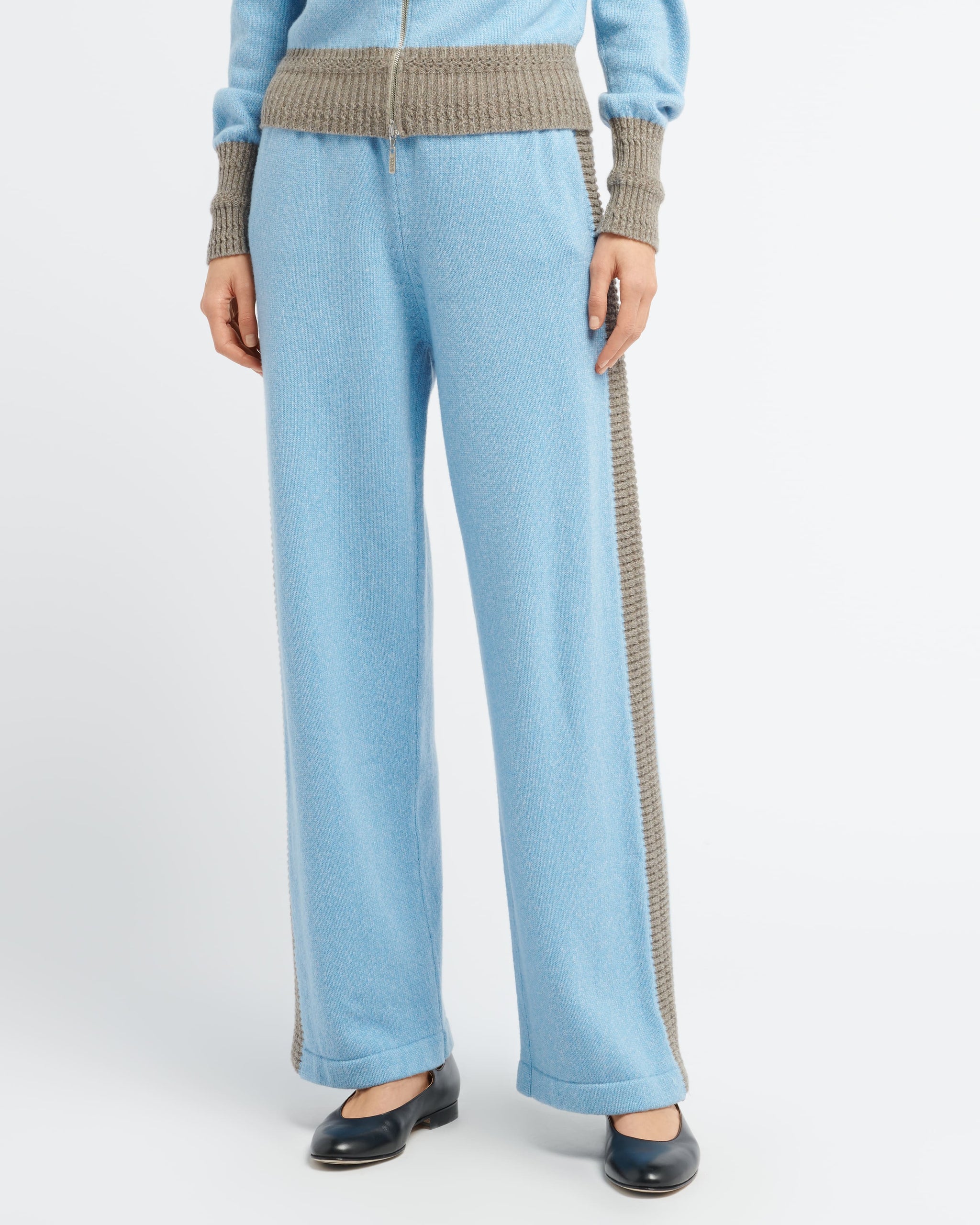 Pantalon chiné en cachemire | Barrie - Barrie