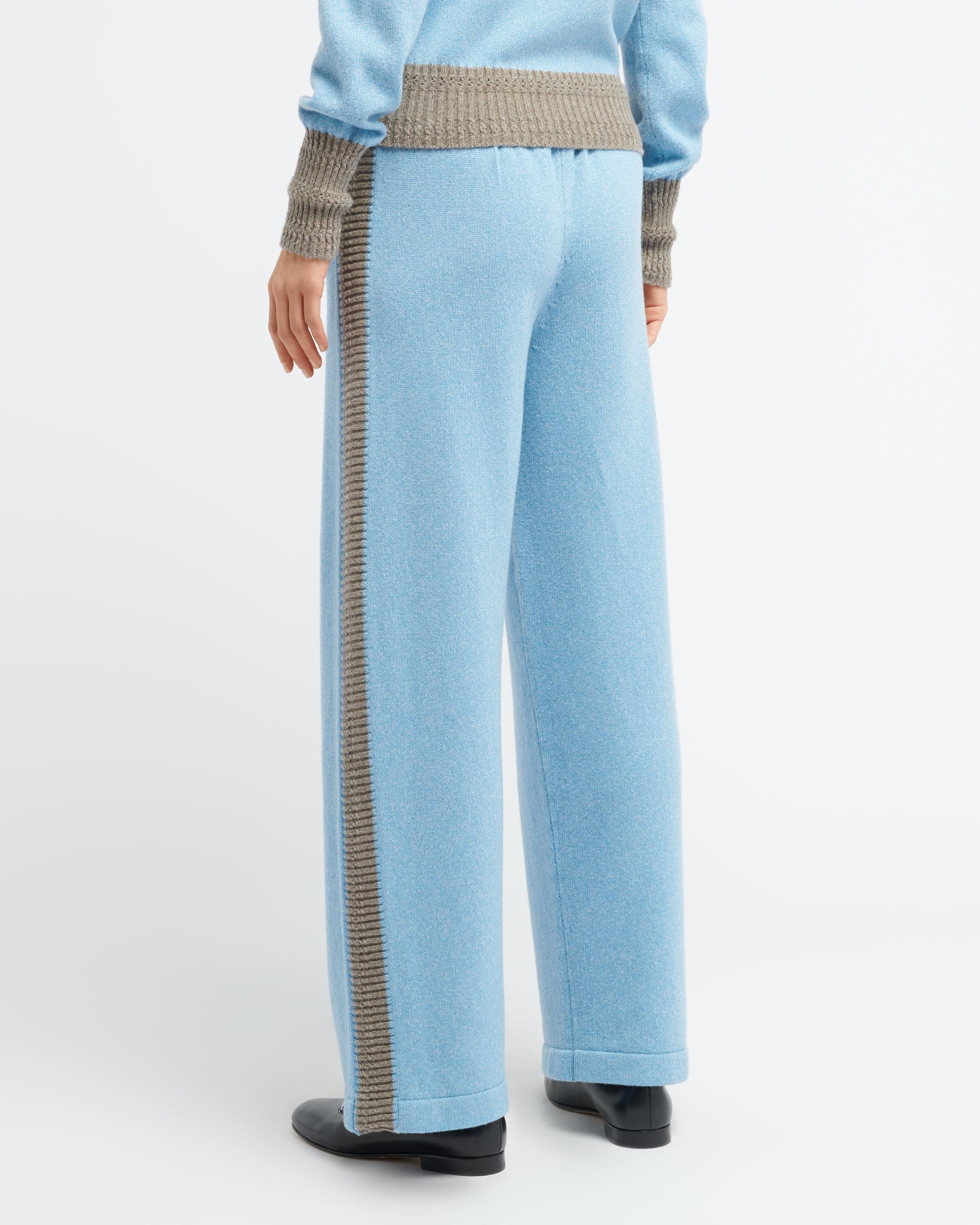 Pantalon chiné en cachemire | Barrie - Barrie