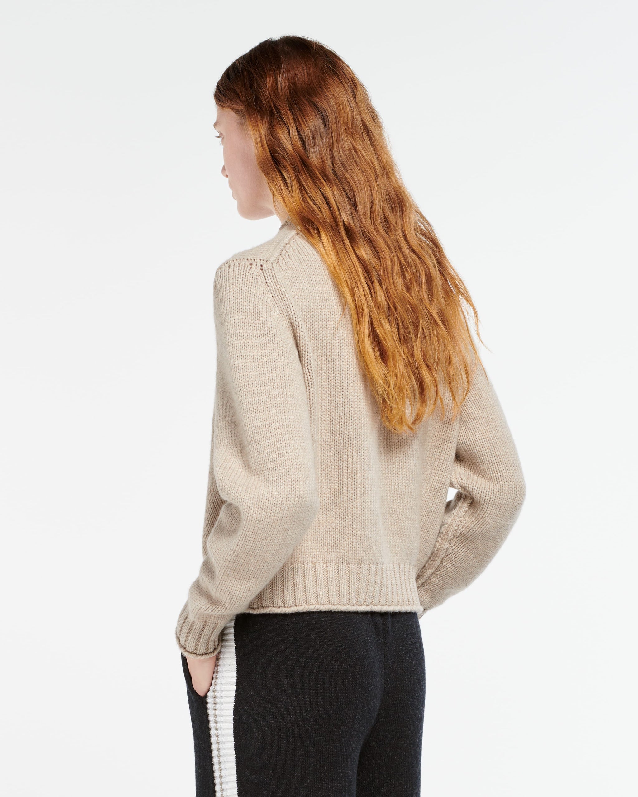 Cardigan épais en cachemire à boutons dorés | Barrie - Barrie