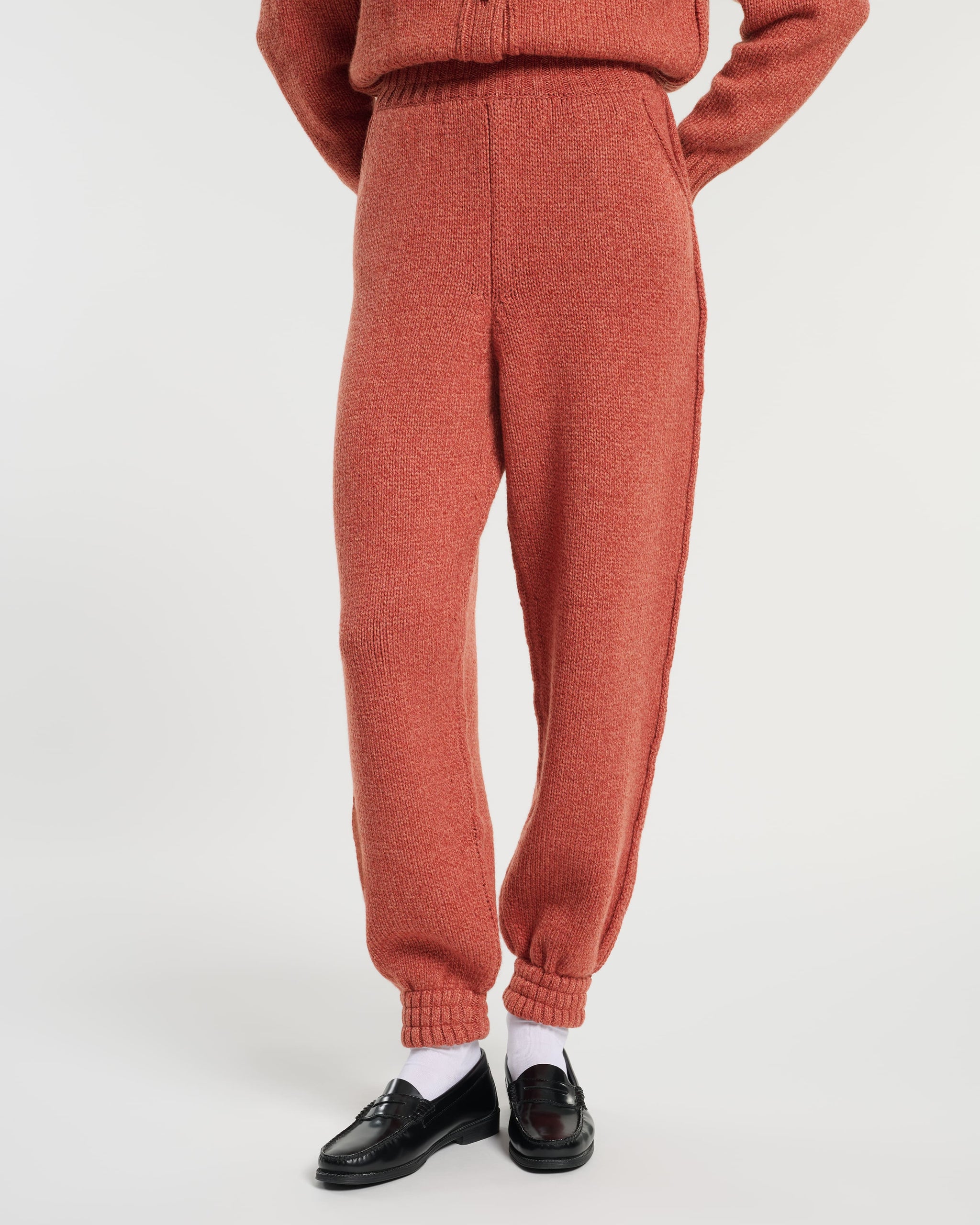 Trousers in chunky cashmere | Barrie - Barrie