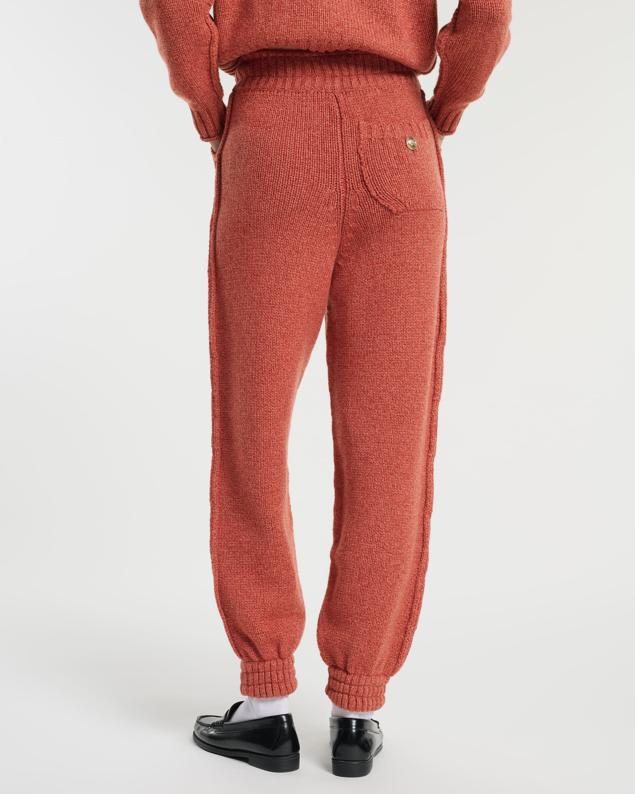 Trousers in chunky cashmere | Barrie - Barrie