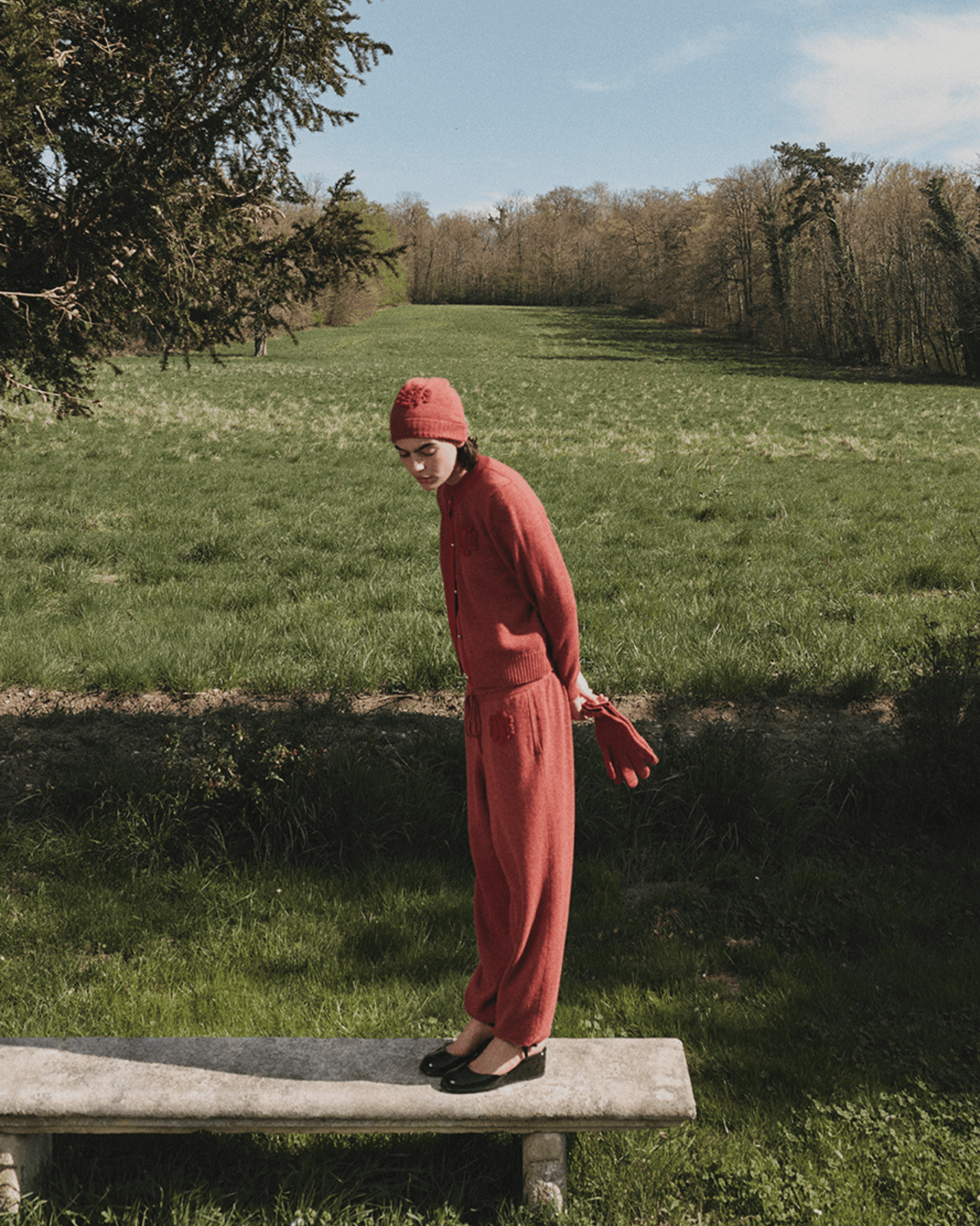 Trousers in chunky cashmere | Barrie - Barrie