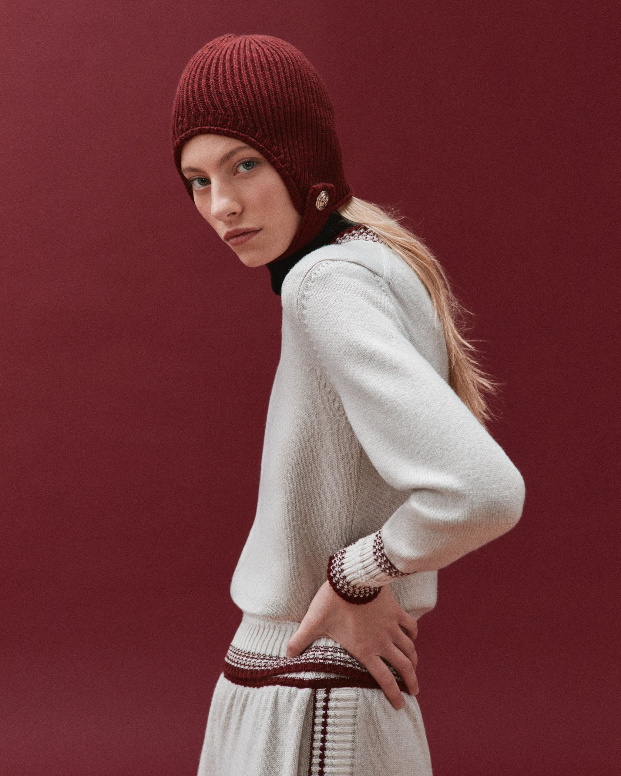 Bonnet in cashmere | Barrie - Barrie