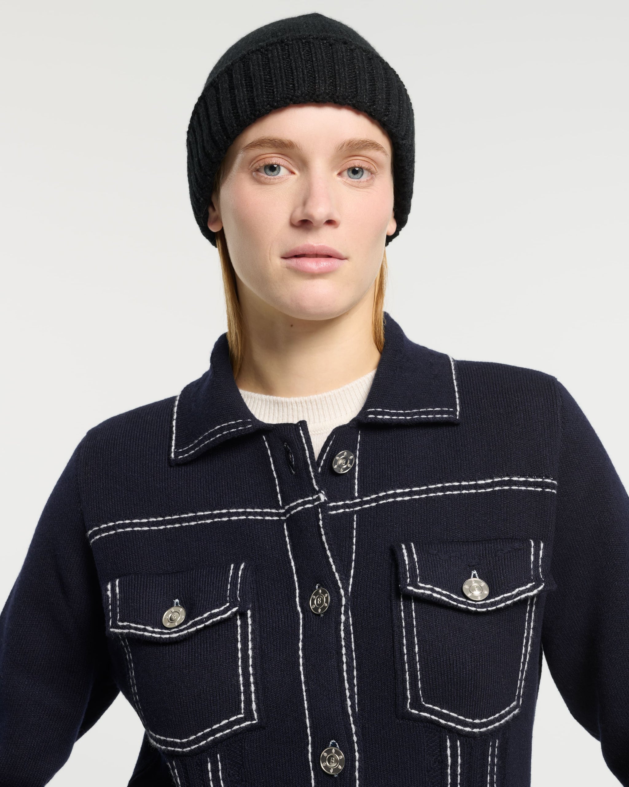 Chunky cashmere beanie | Barrie - Barrie