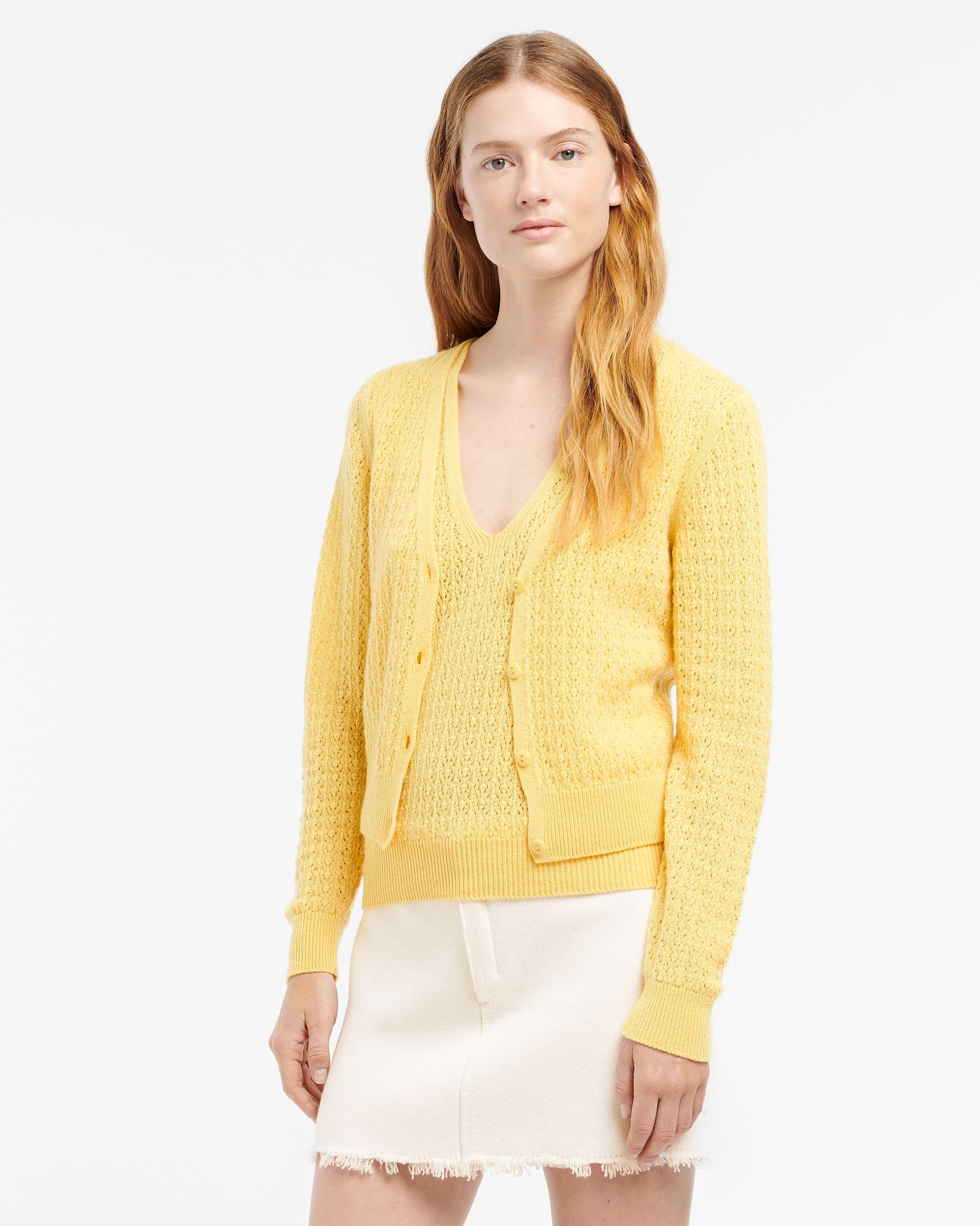 Cardigan en dentelle cachemire | Barrie - Barrie