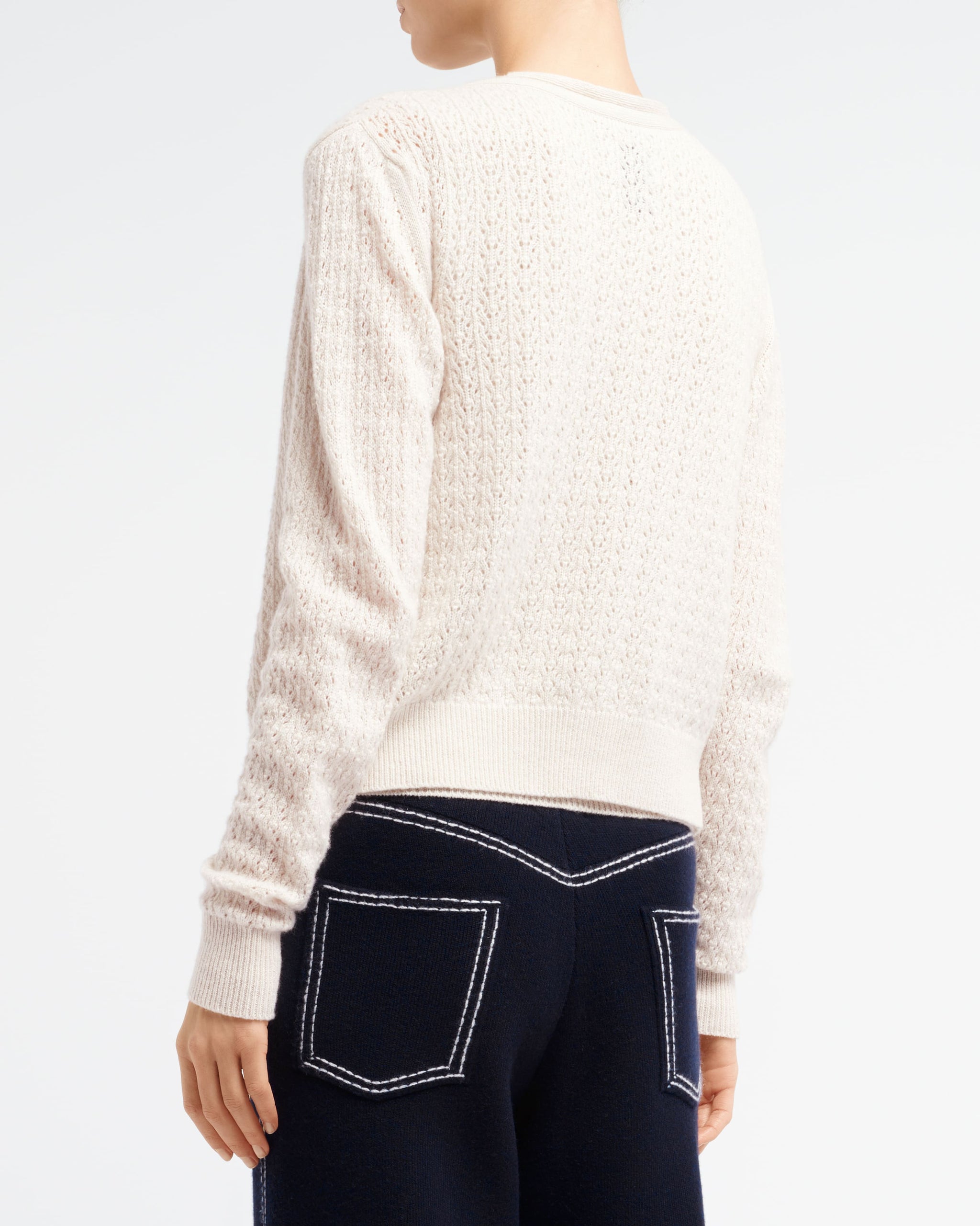 Cashmere lace cardigan | Barrie - Barrie