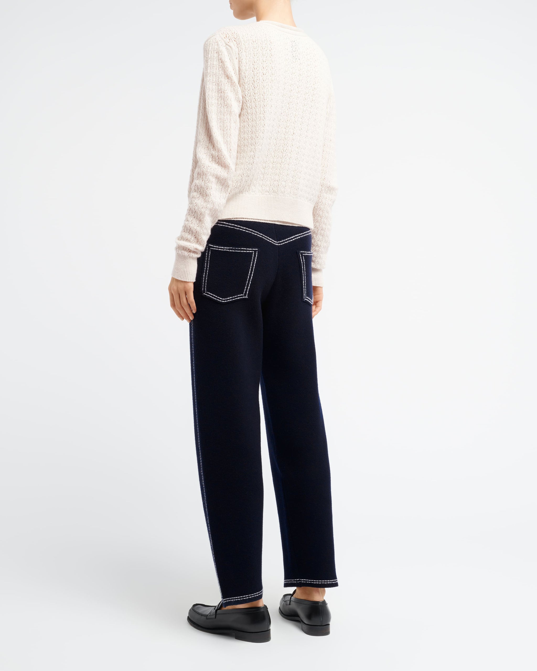 Cashmere lace cardigan | Barrie - Barrie