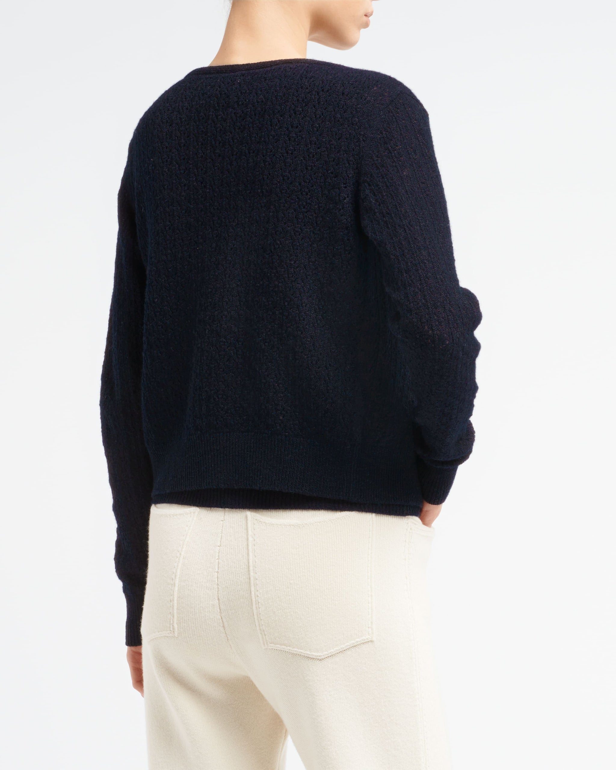 Cashmere lace cardigan | Barrie - Barrie