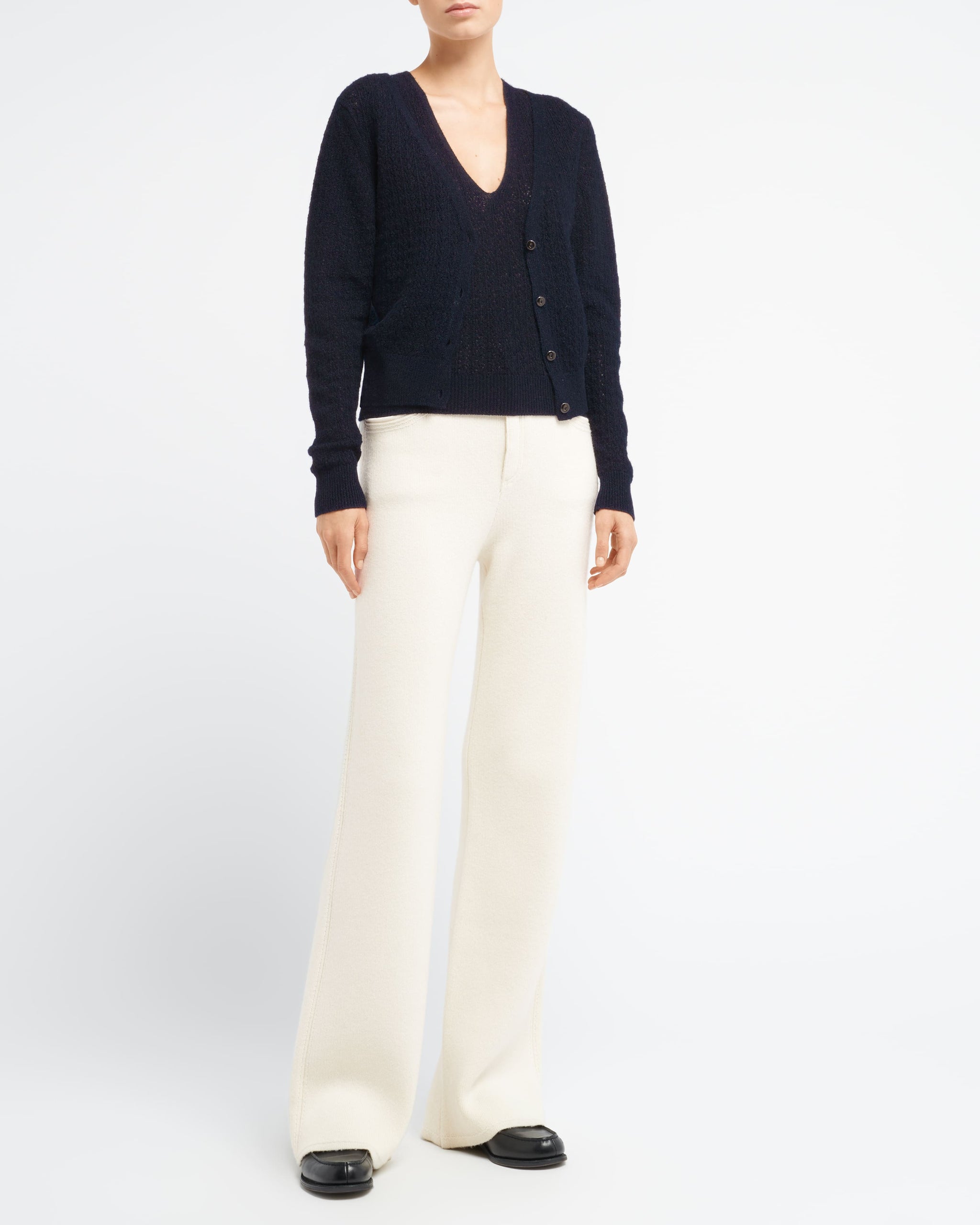 Cashmere lace cardigan | Barrie - Barrie