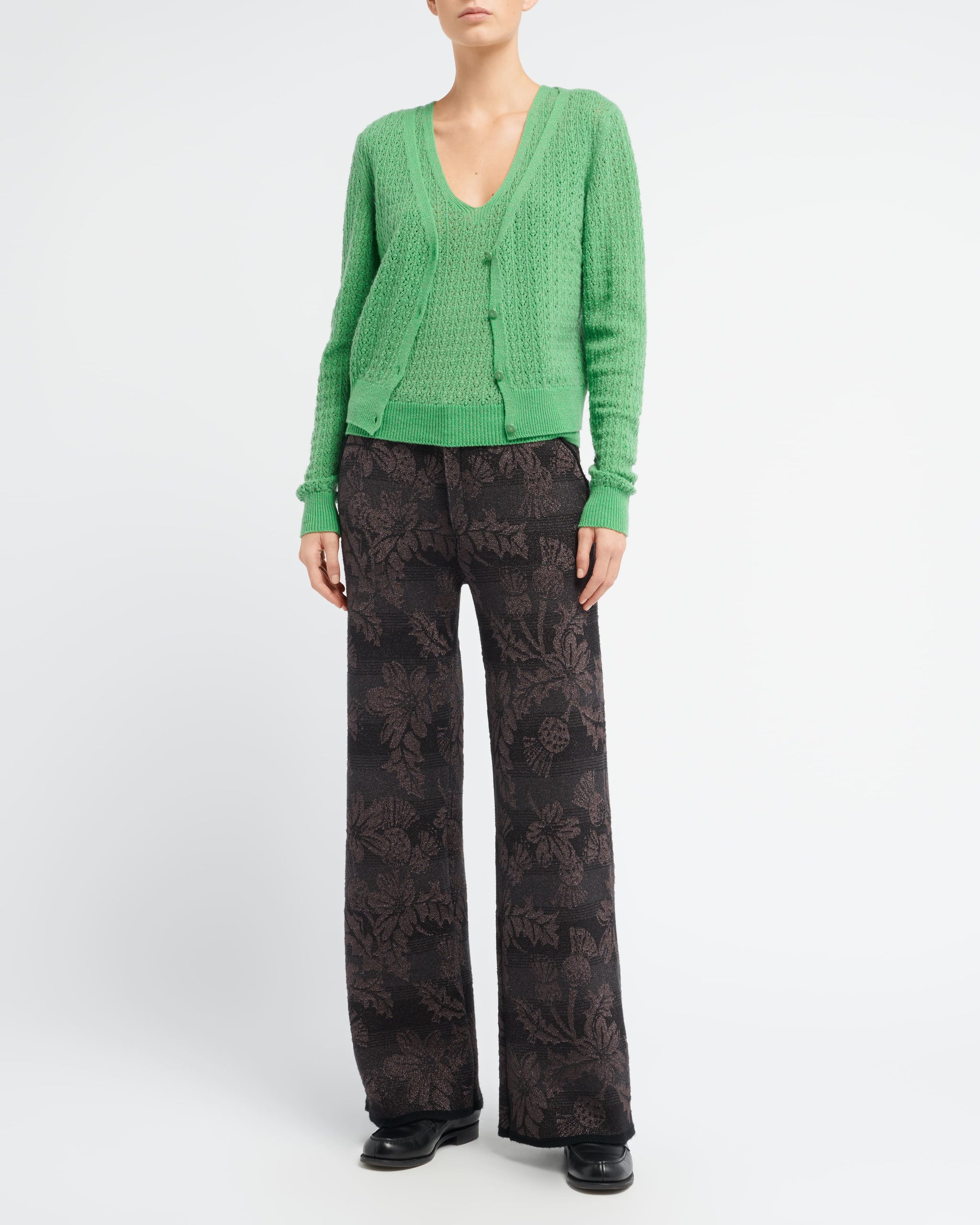 Cardigan en dentelle cachemire | Barrie - Barrie