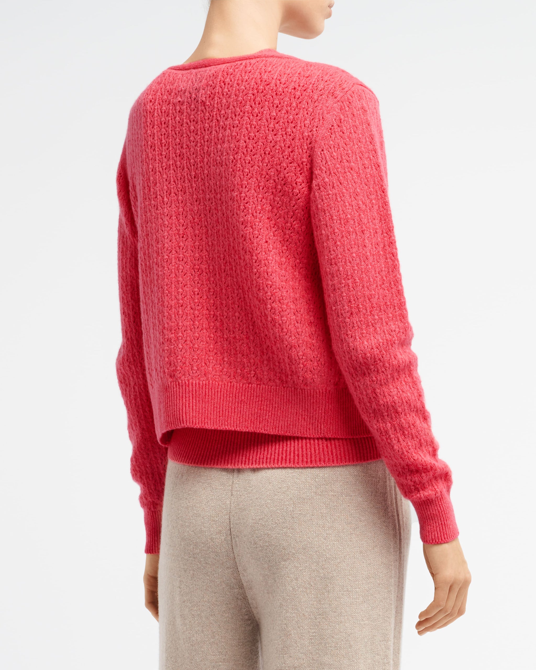 Cashmere lace cardigan | Barrie - Barrie