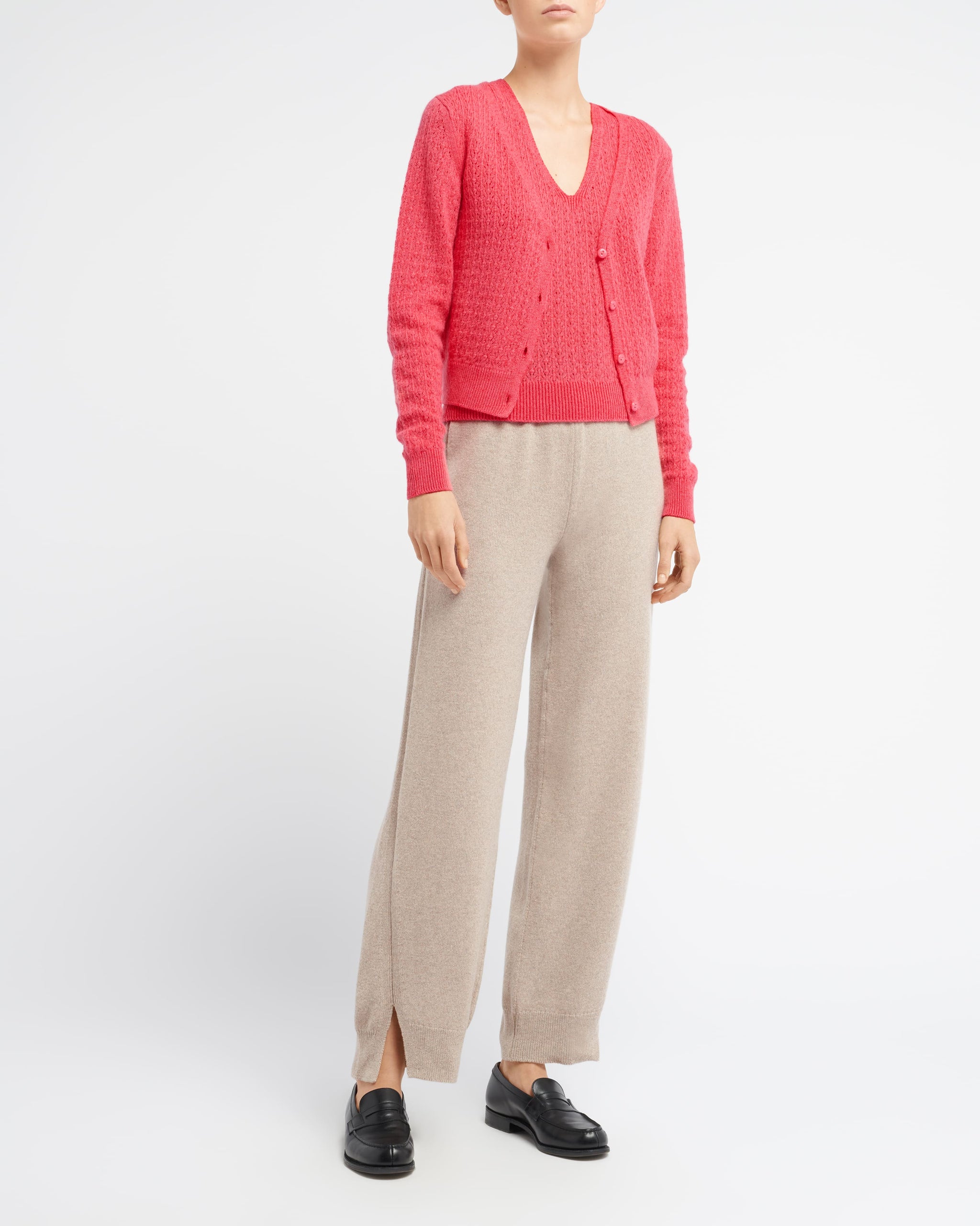 Cashmere lace cardigan | Barrie - Barrie