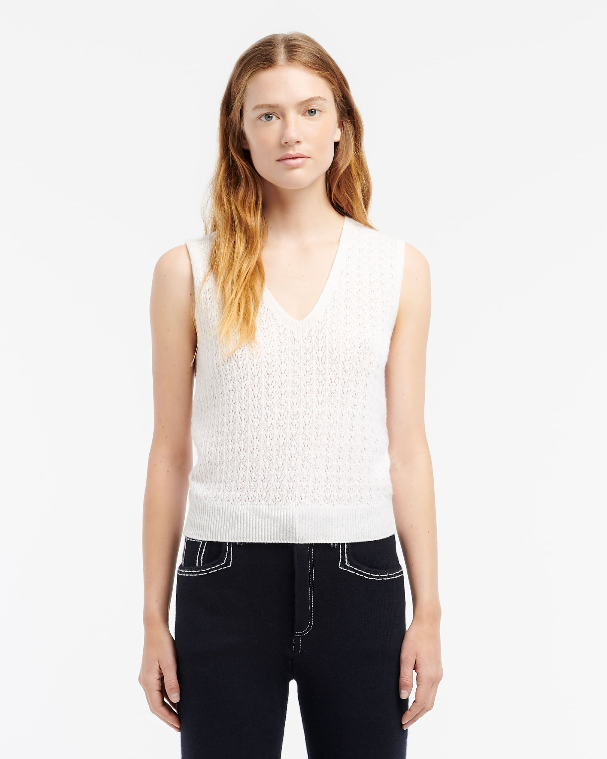 Top en dentelle cachemire | Barrie - Barrie