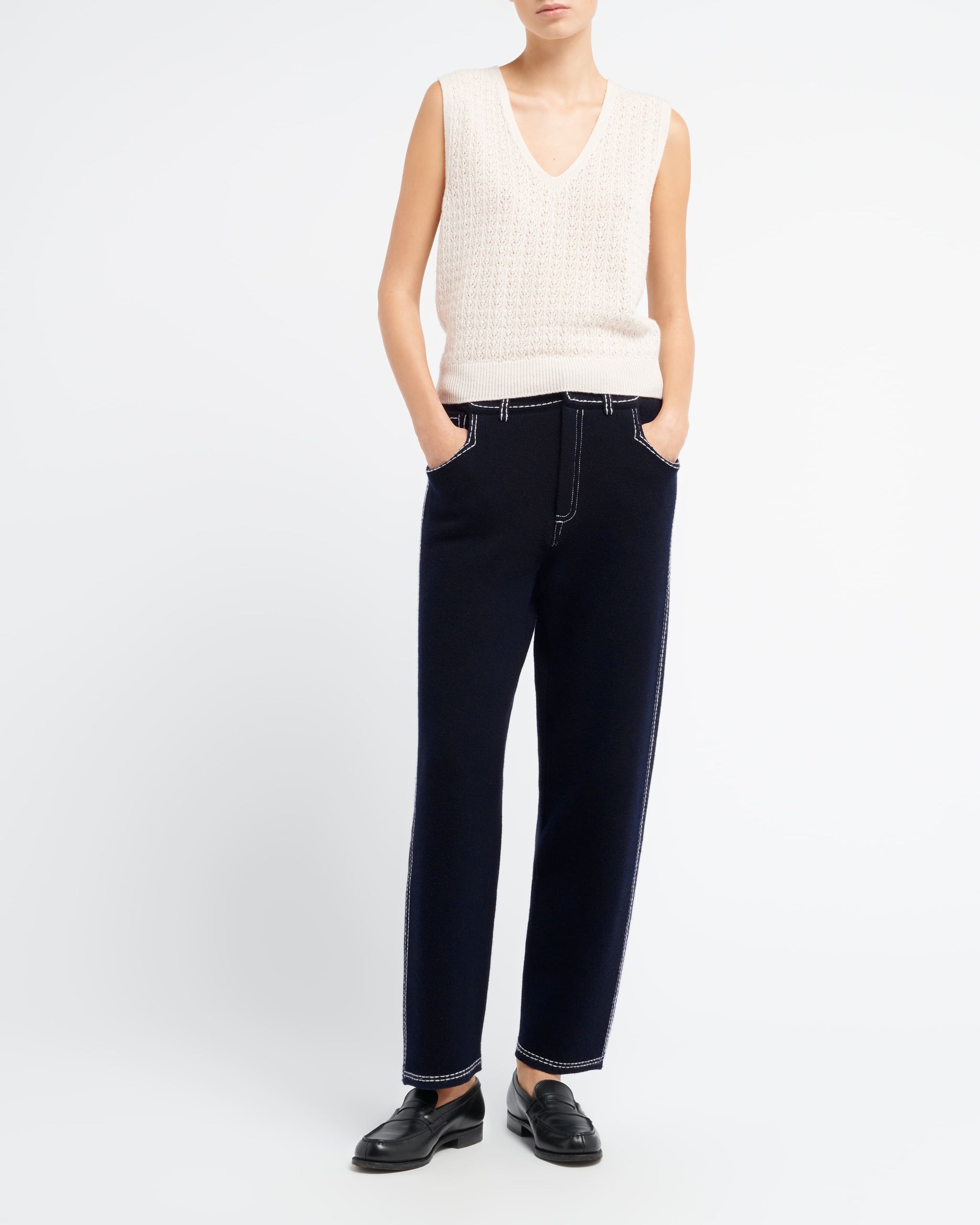 Cashmere lace top | Barrie - Barrie