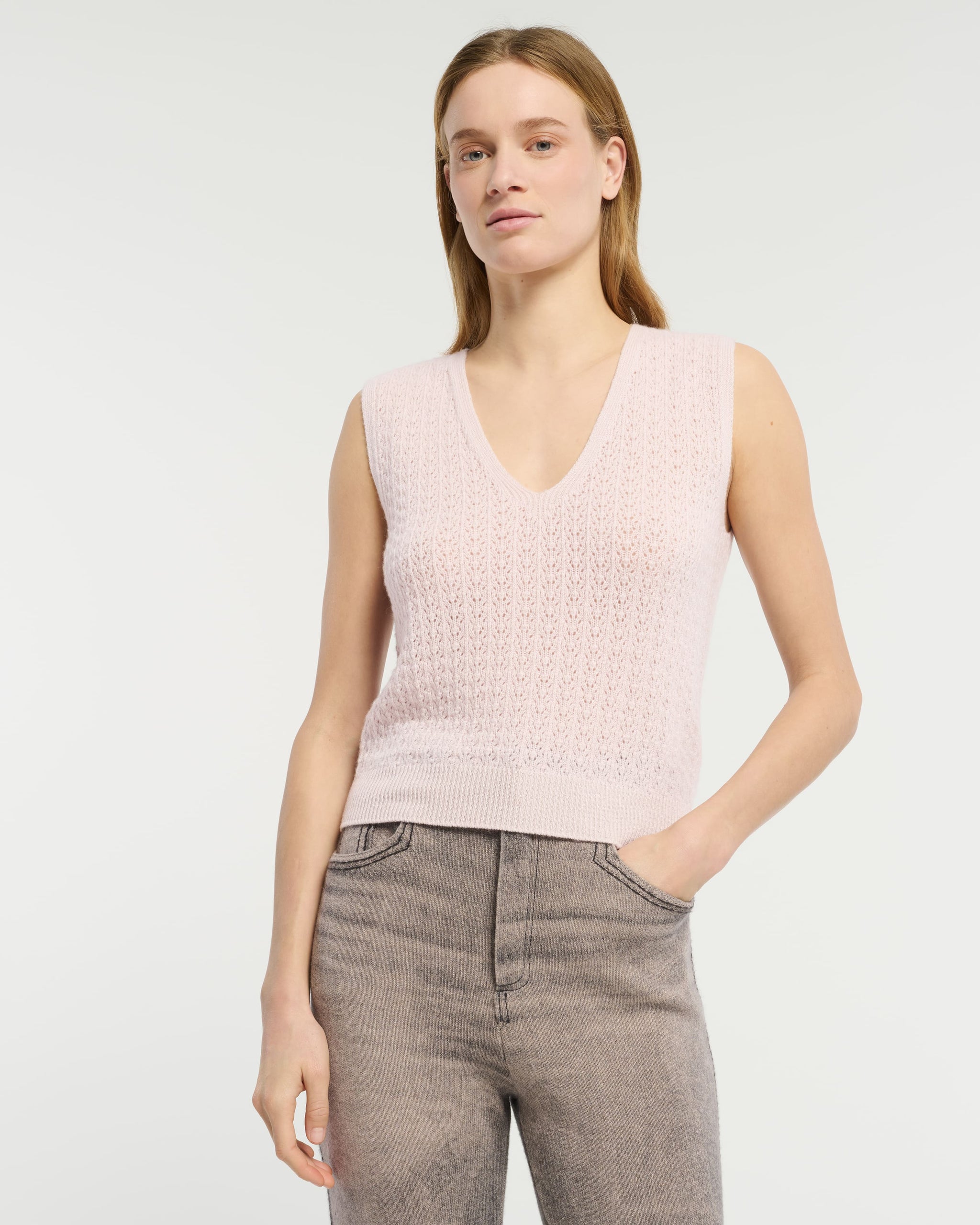 Cashmere lace top | Barrie - Barrie