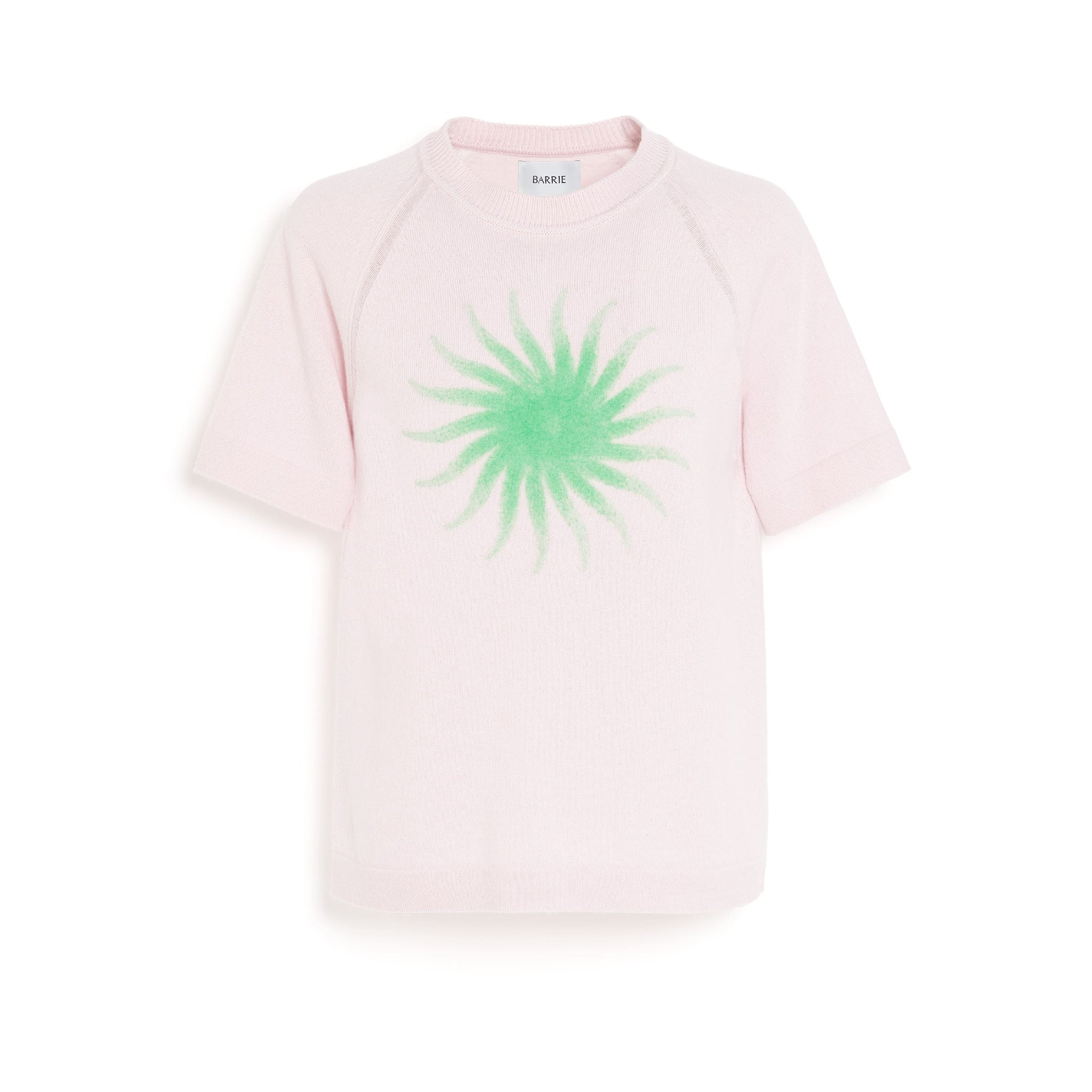 Haut à manches courtes en cachemire à motif soleil | Barrie - Barrie