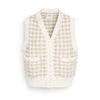 barrie Gilet en cachemire à motif vichy