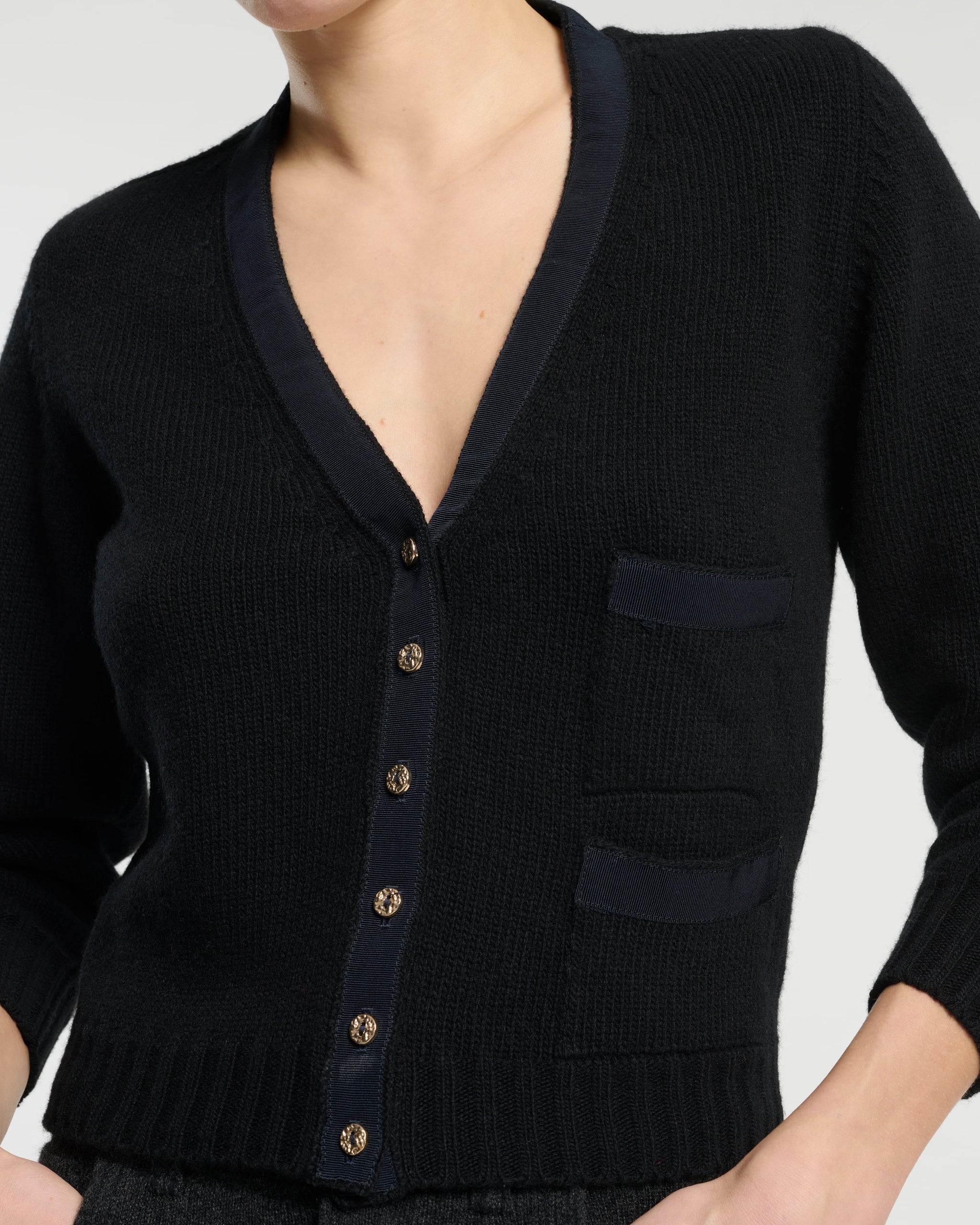 Cardigan en laine avec détail ruban | Barrie - Barrie