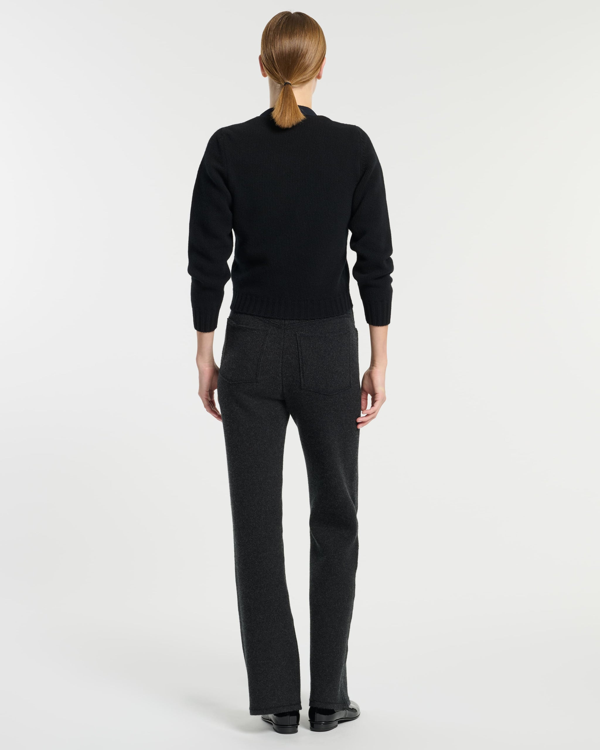 Wool cardigan with ribbon detail | Barrie - Barrie