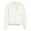 barrie Cardigan en laine avec détail ruban