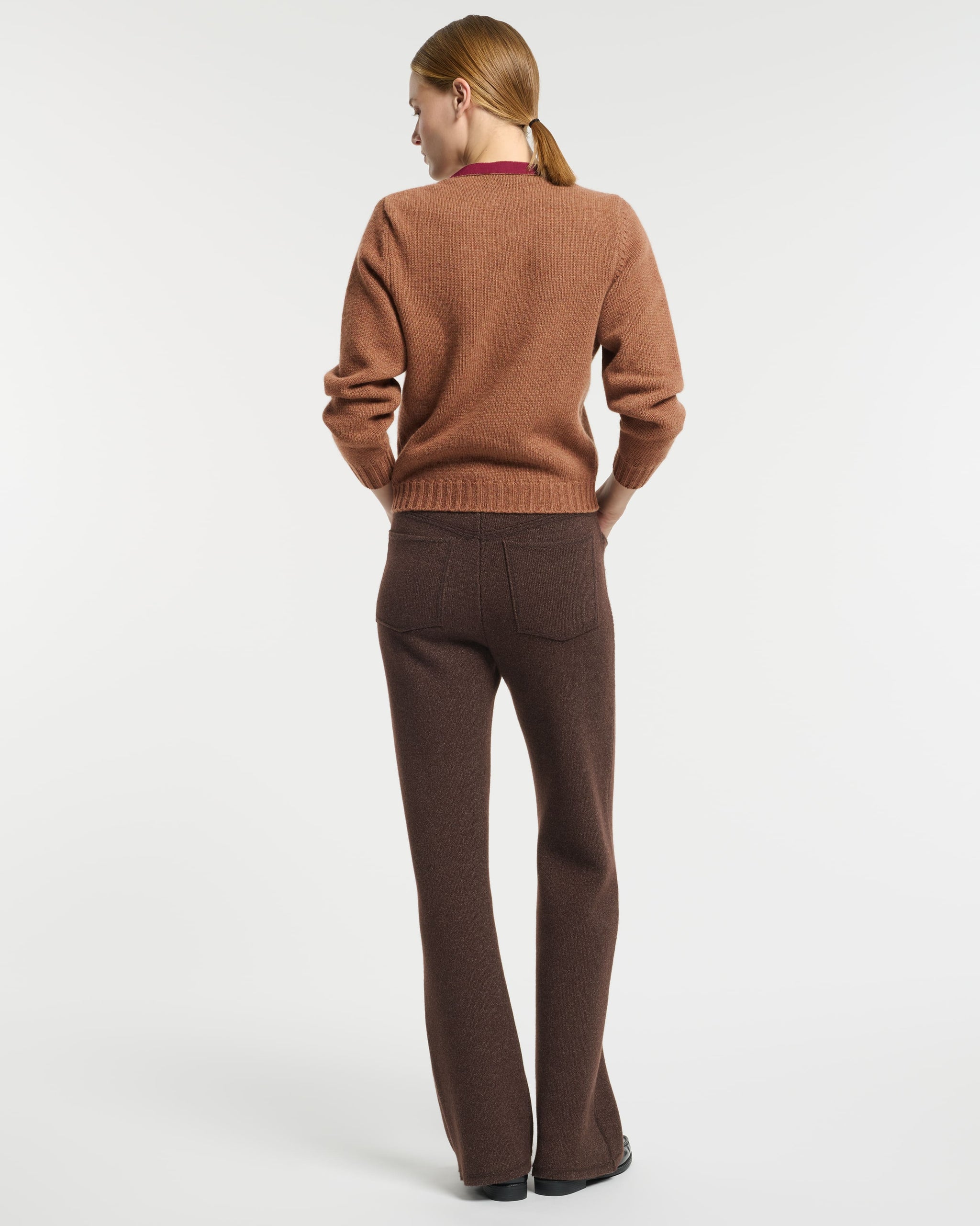 Wool cardigan with ribbon detail | Barrie - Barrie