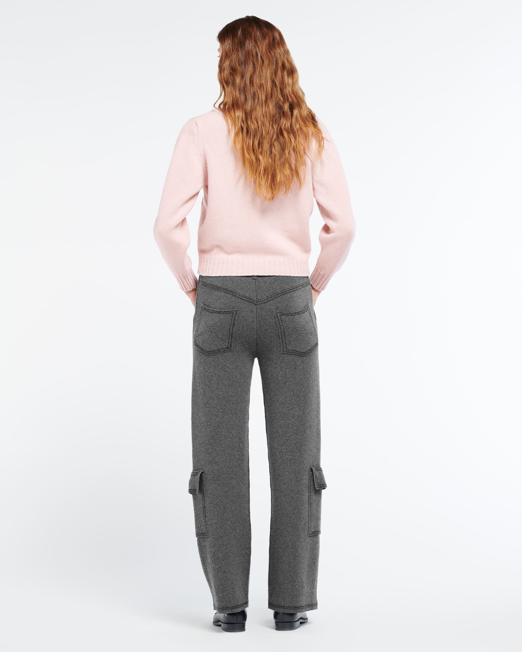 리본 디테일 울 가디건 | Barrie - Barrie