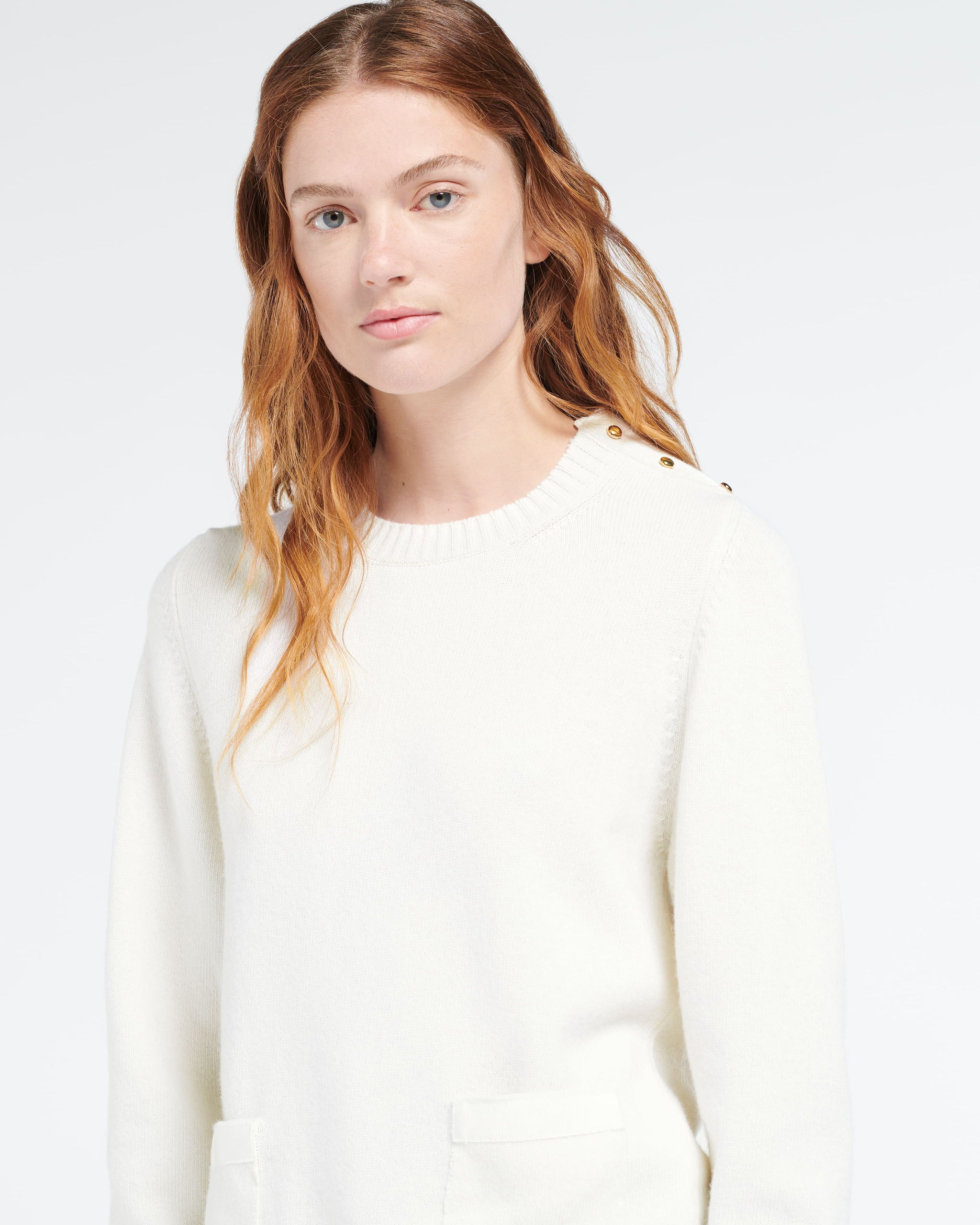 Wool jumper with ribbon detail | Barrie - Barrie