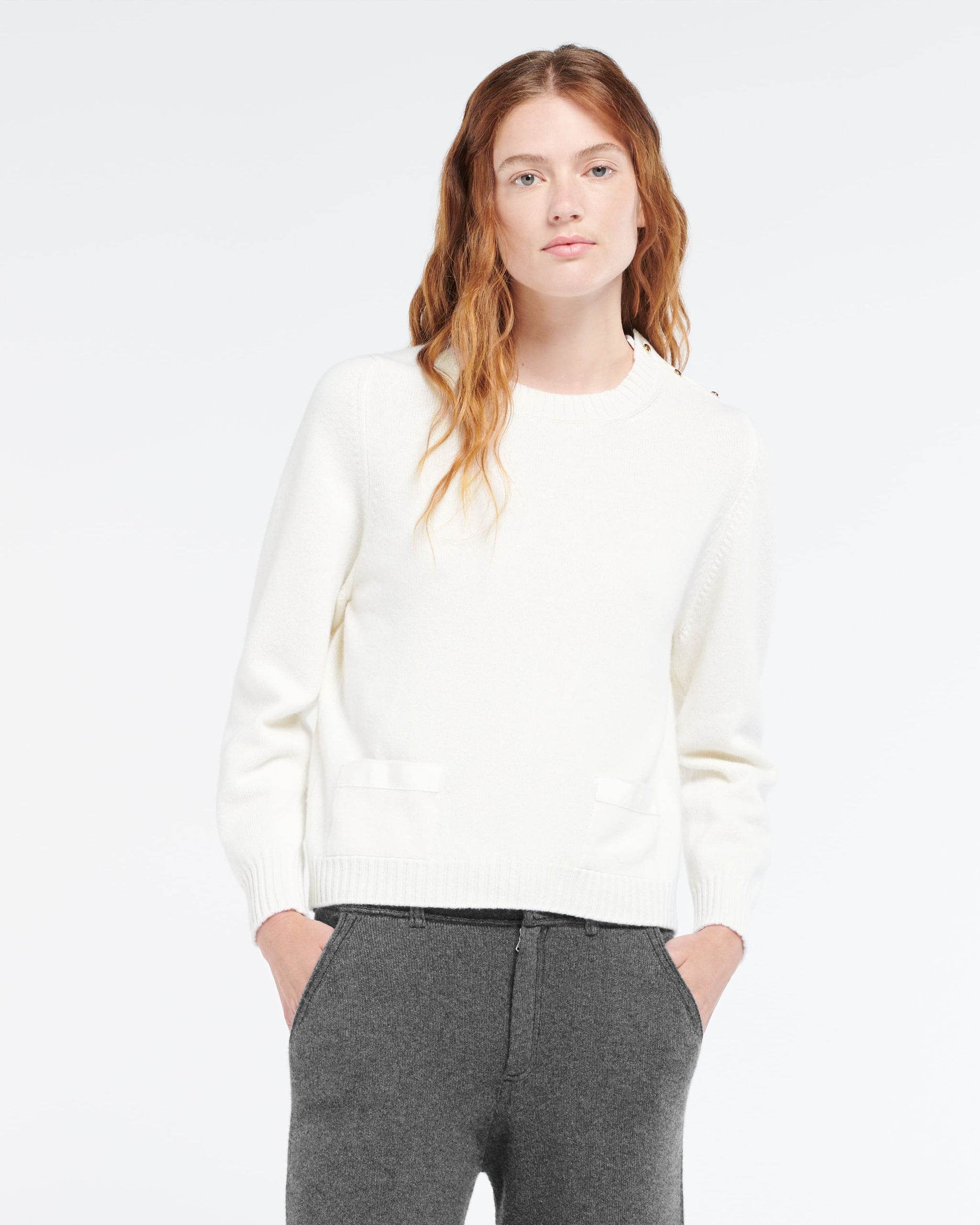 Wool jumper with ribbon detail | Barrie - Barrie
