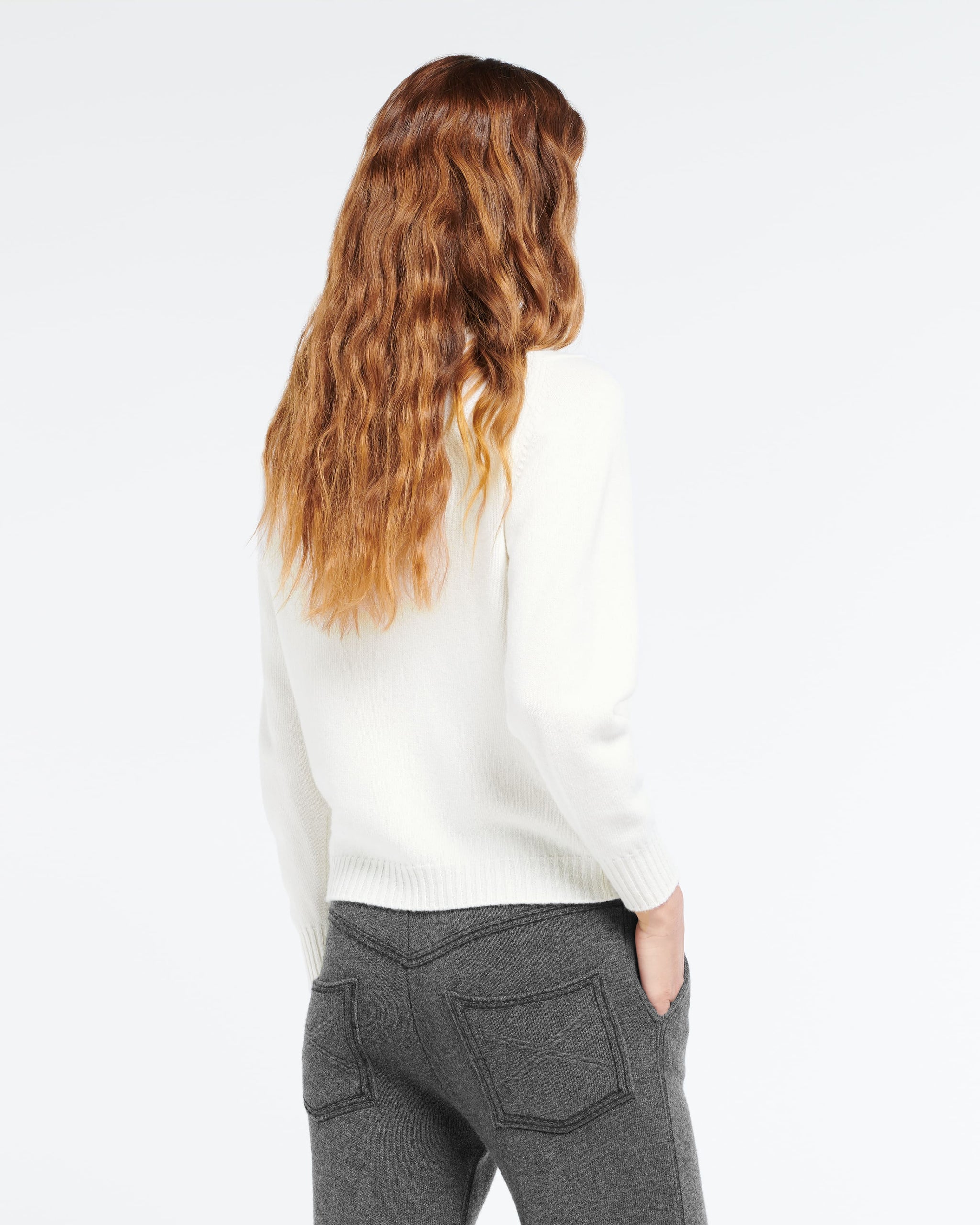 Wool jumper with ribbon detail | Barrie - Barrie