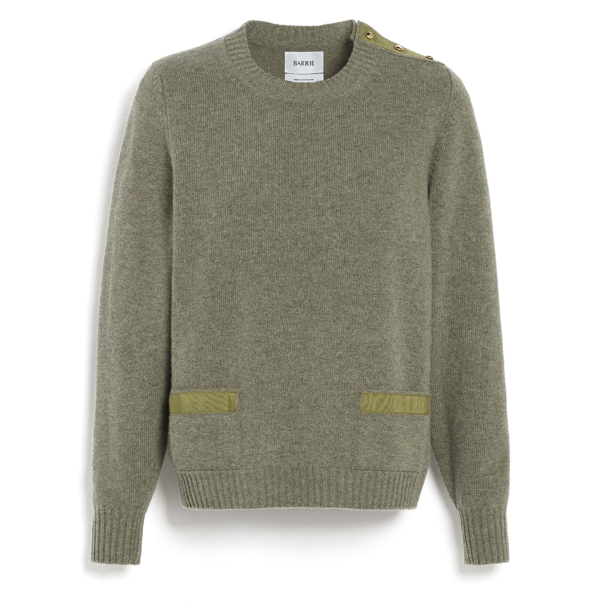 Wool jumper with ribbon detail | Barrie - Barrie