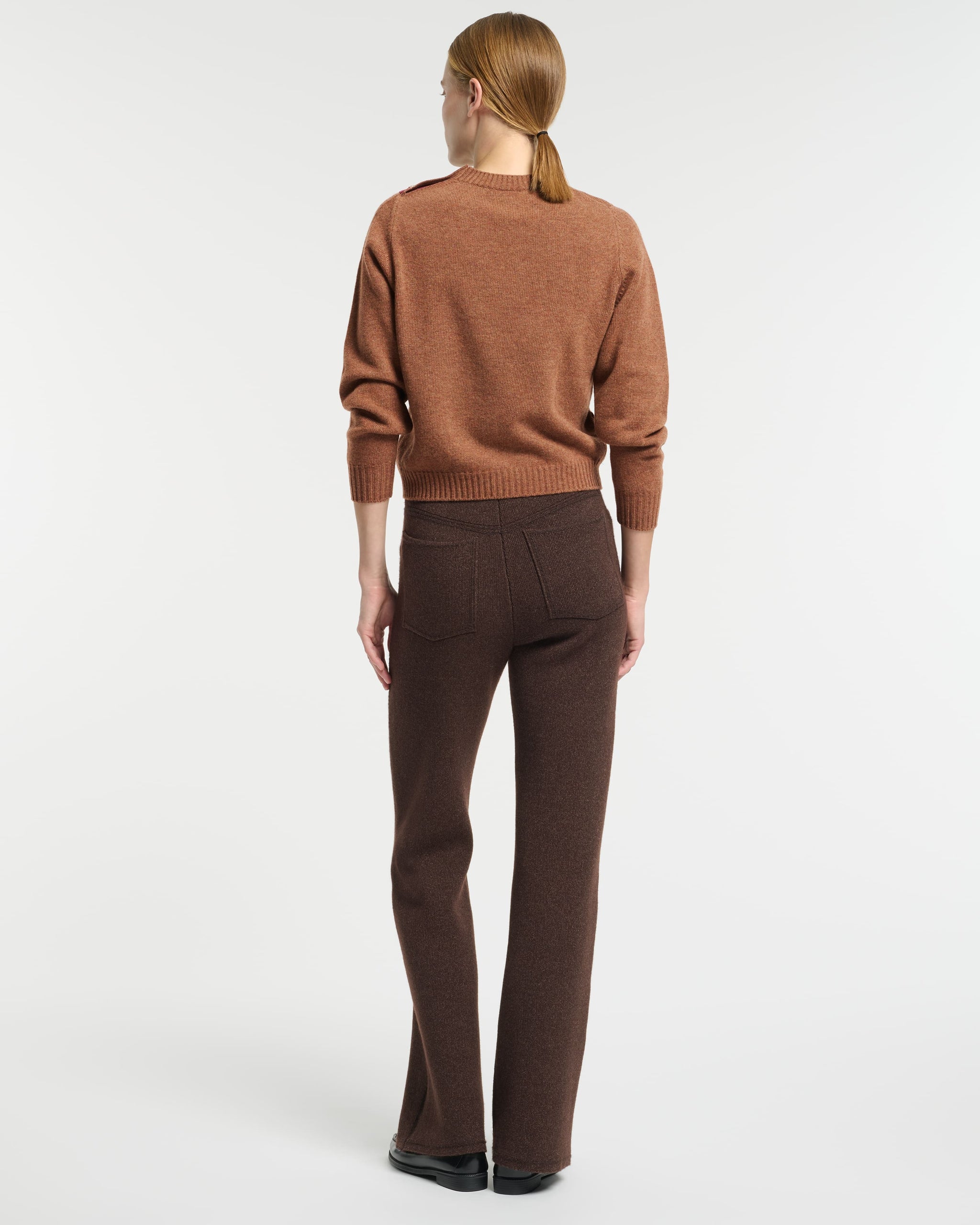 Wool jumper with ribbon detail | Barrie - Barrie