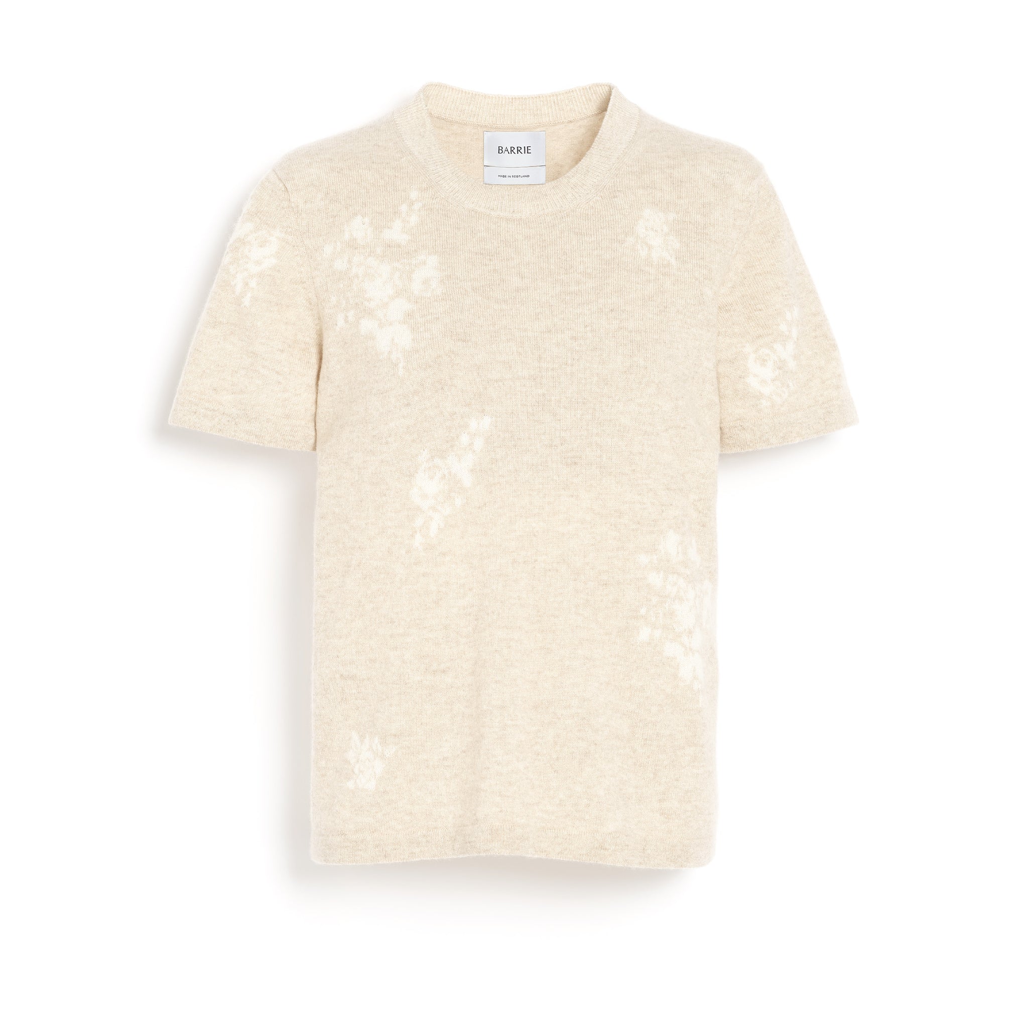 Top en cachemire à motif fleuri | Barrie - Barrie