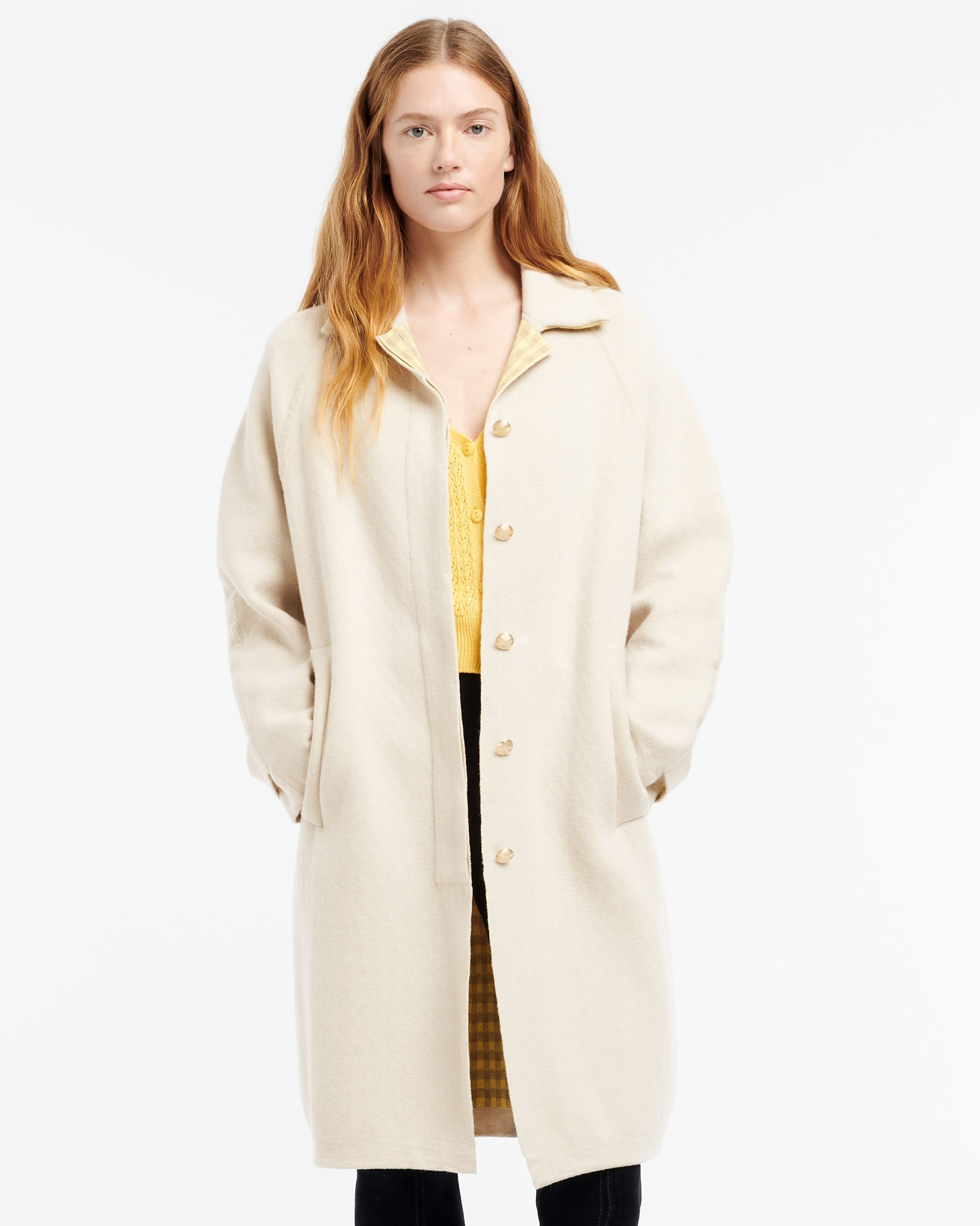 Cashmere and cotton coat | Barrie - Barrie