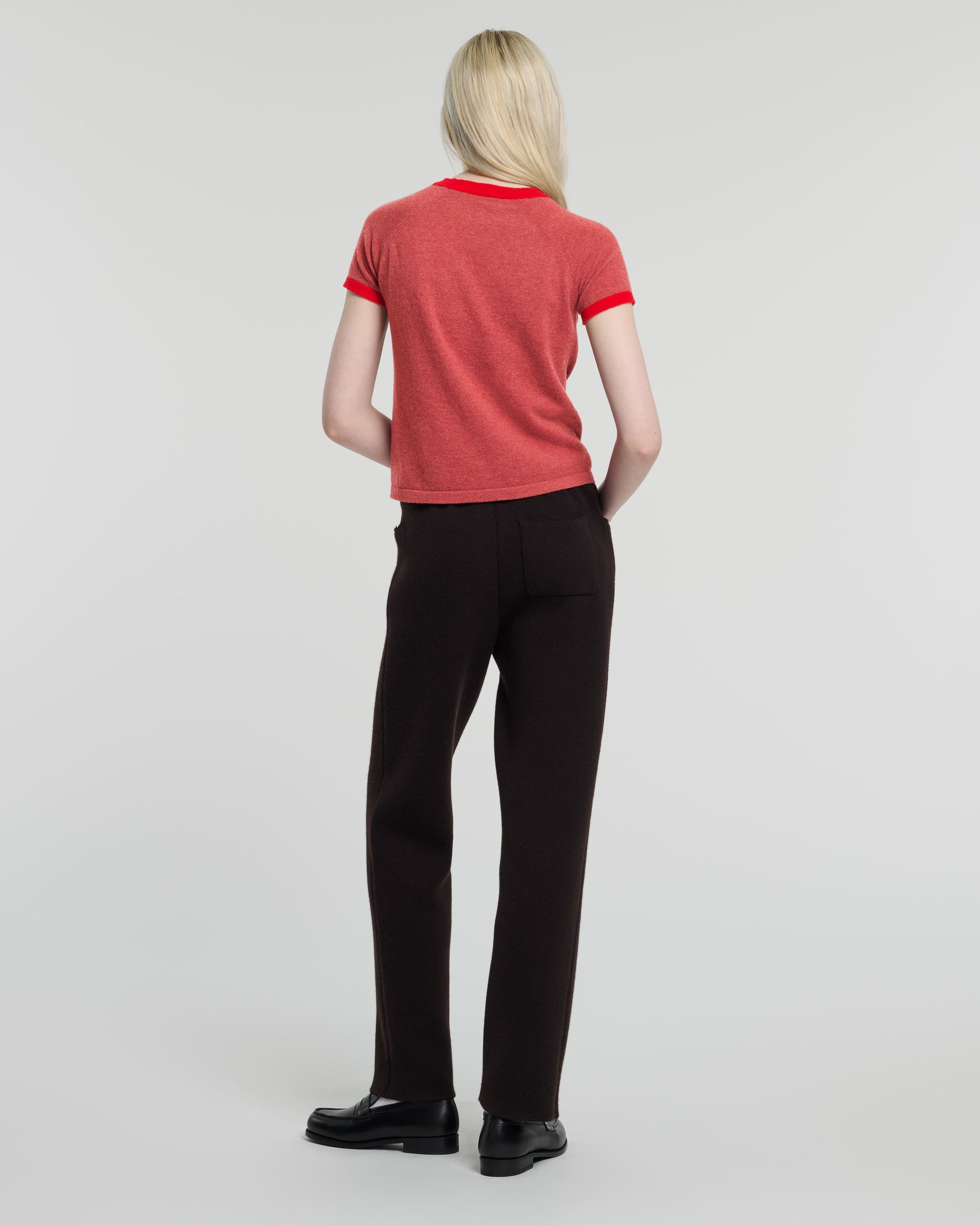 Pantalon épais en cachemire | Barrie - Barrie